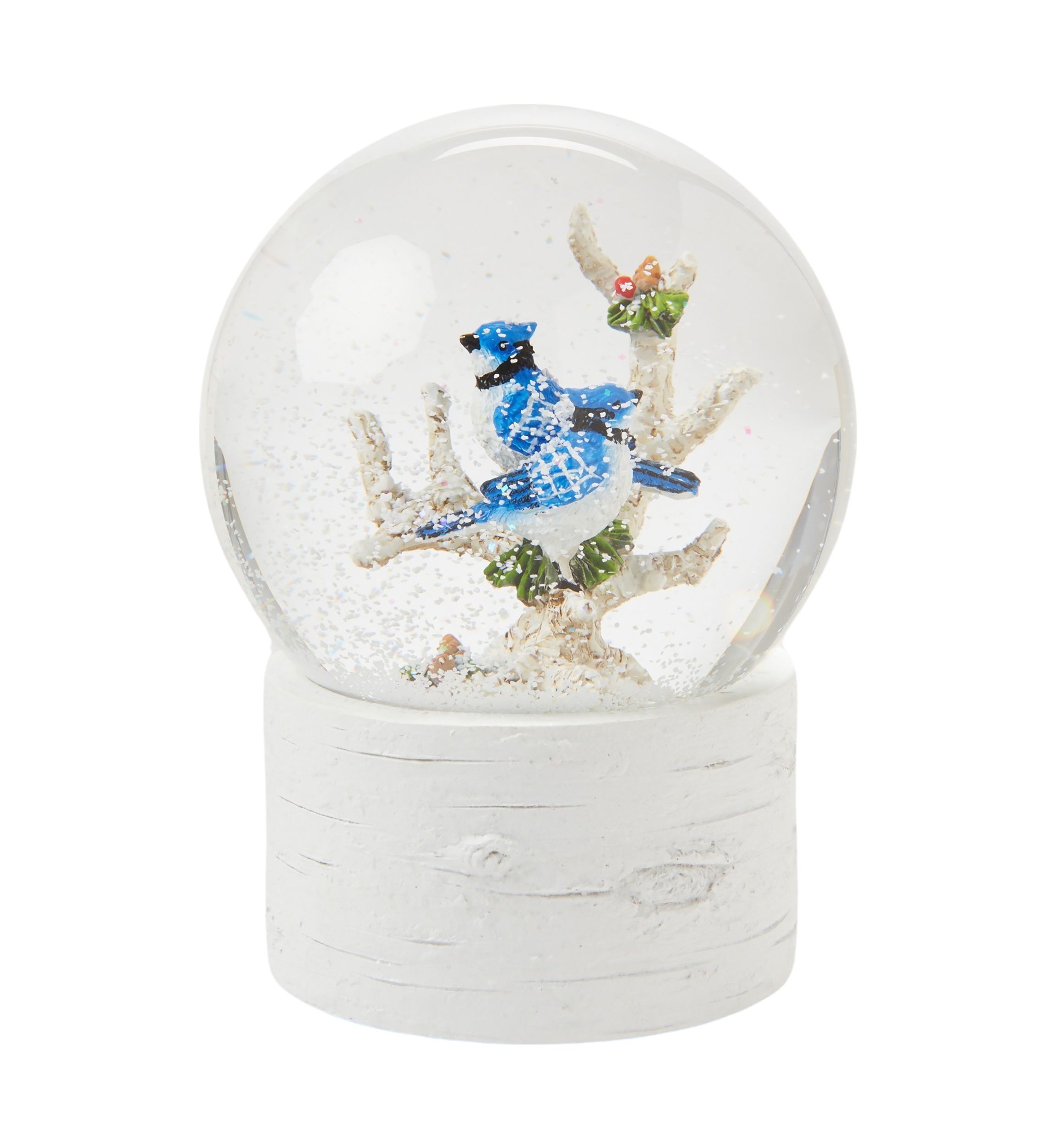 Bluebird Snow Globe