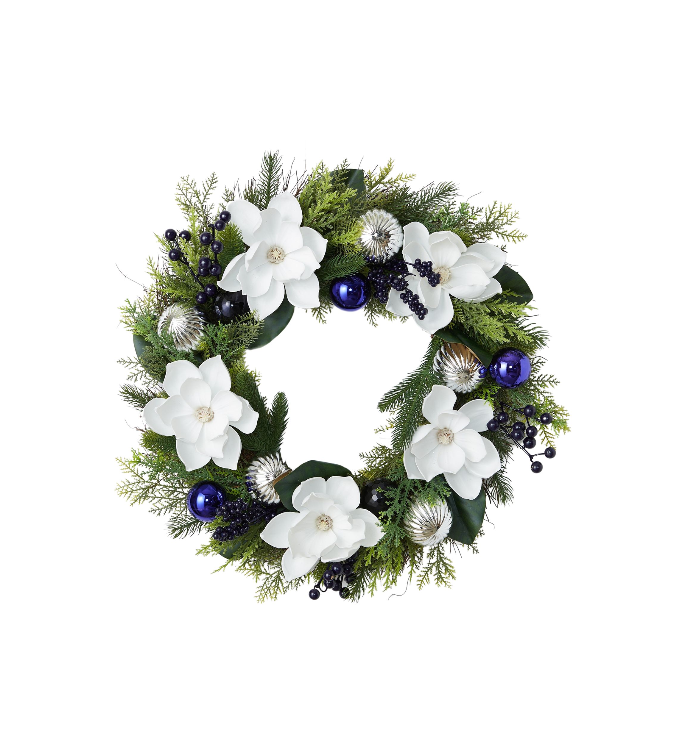 White Silver Wreath