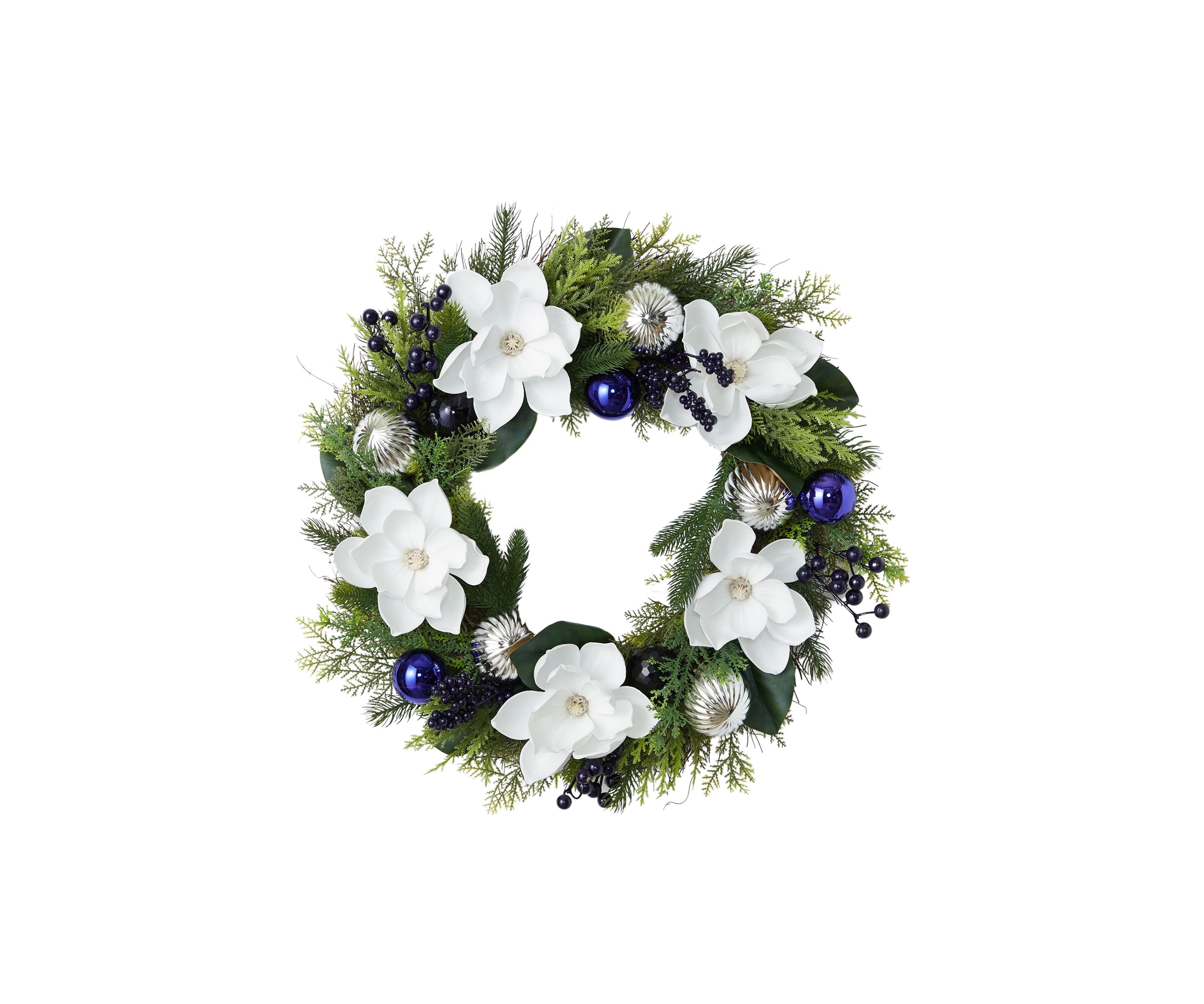 White Silver Wreath