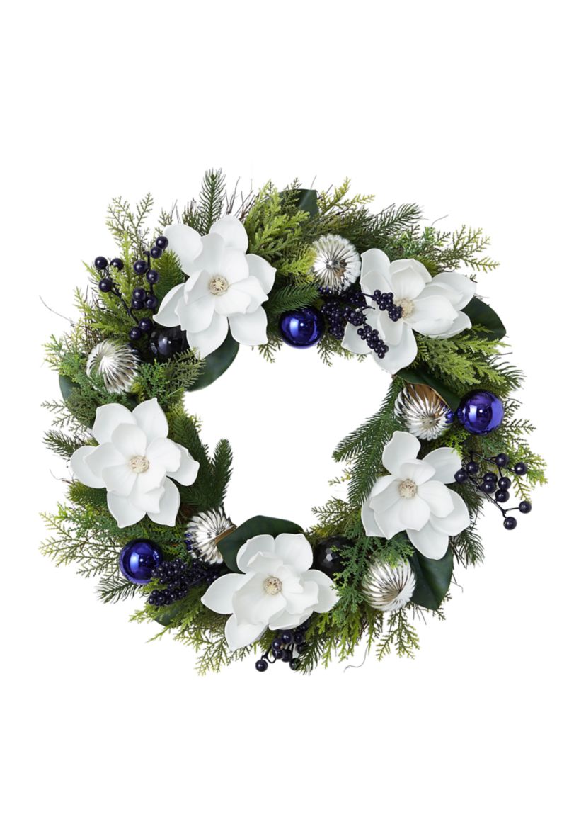 White Silver Wreath