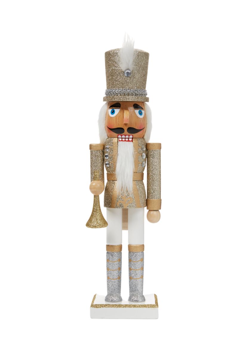 Gold and Silver Nutcracker Figurine