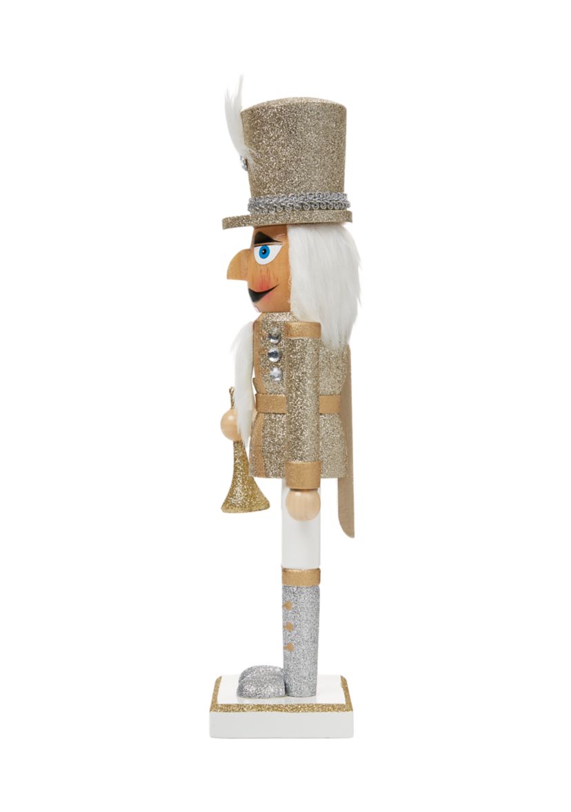 Gold and Silver Nutcracker Figurine