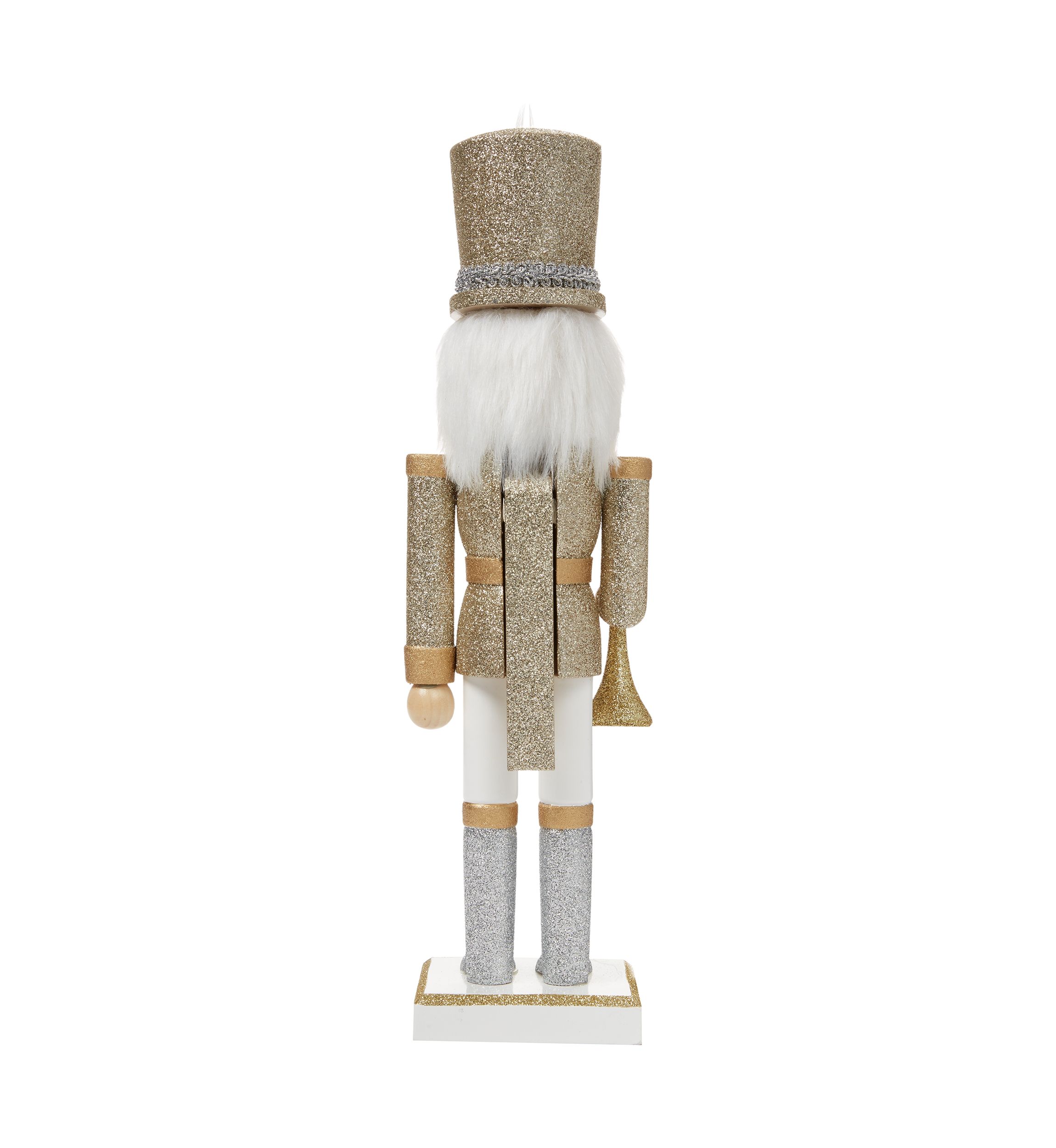 Gold and Silver Nutcracker Figurine