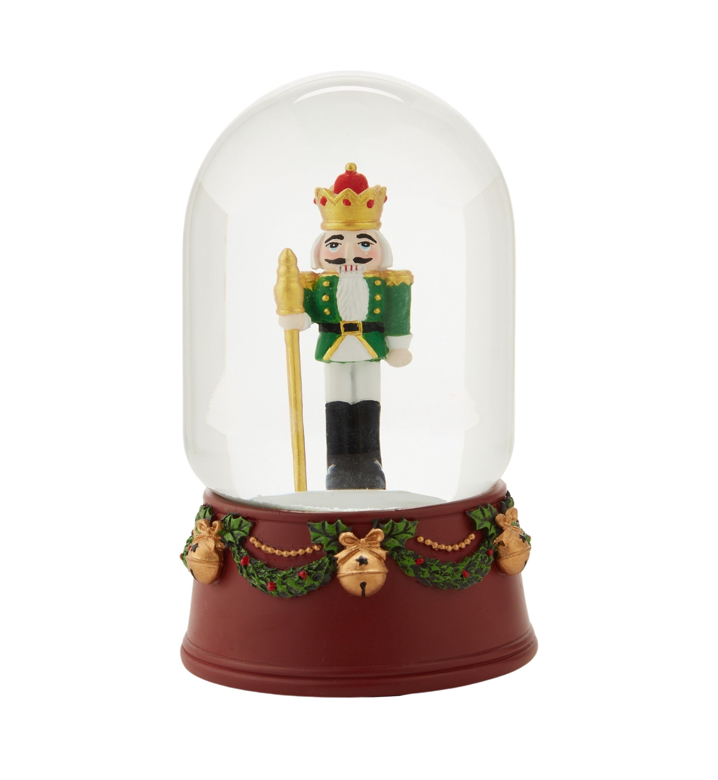 Classic Nutcracker Snow Globe