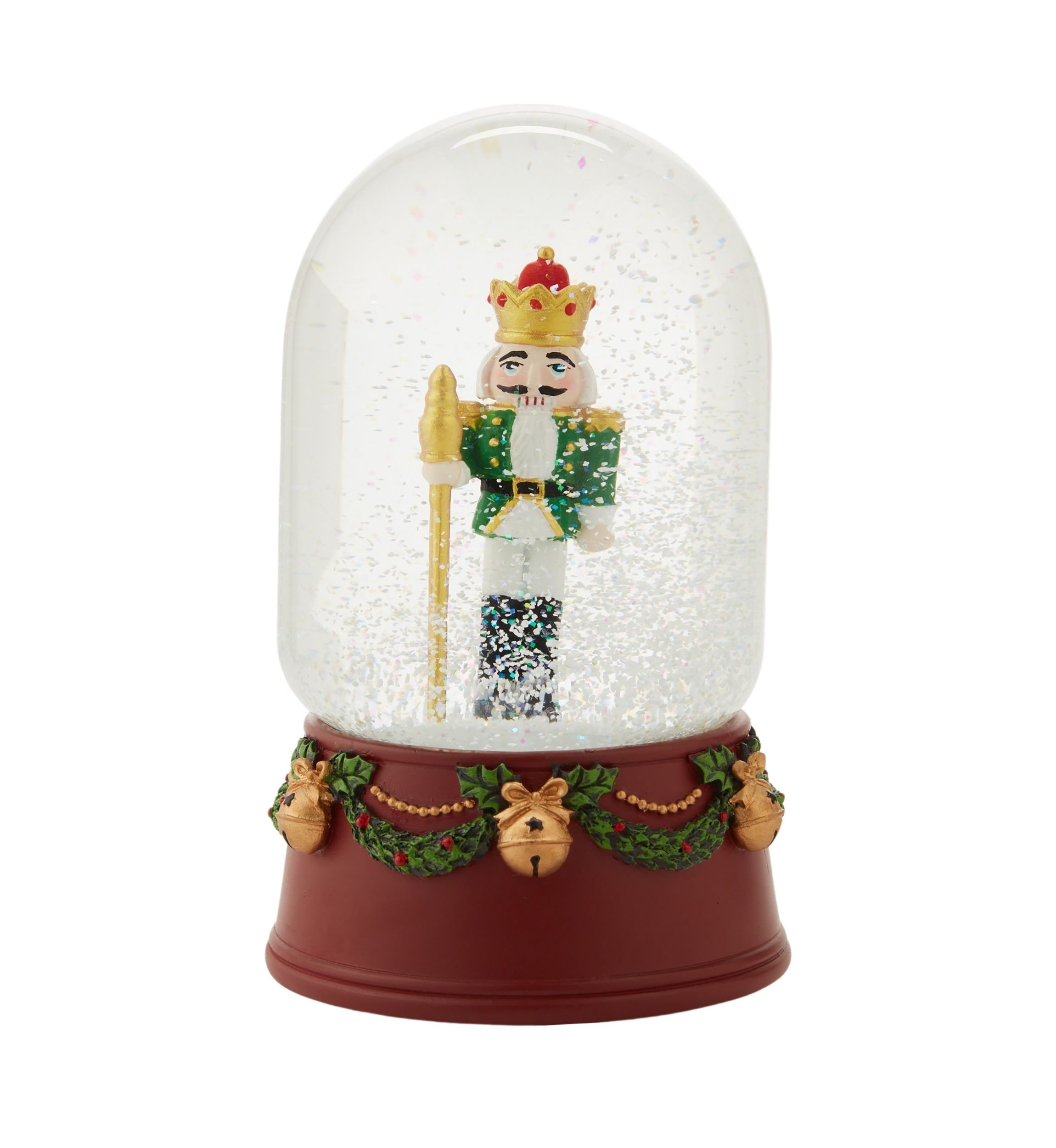 Classic Nutcracker Snow Globe