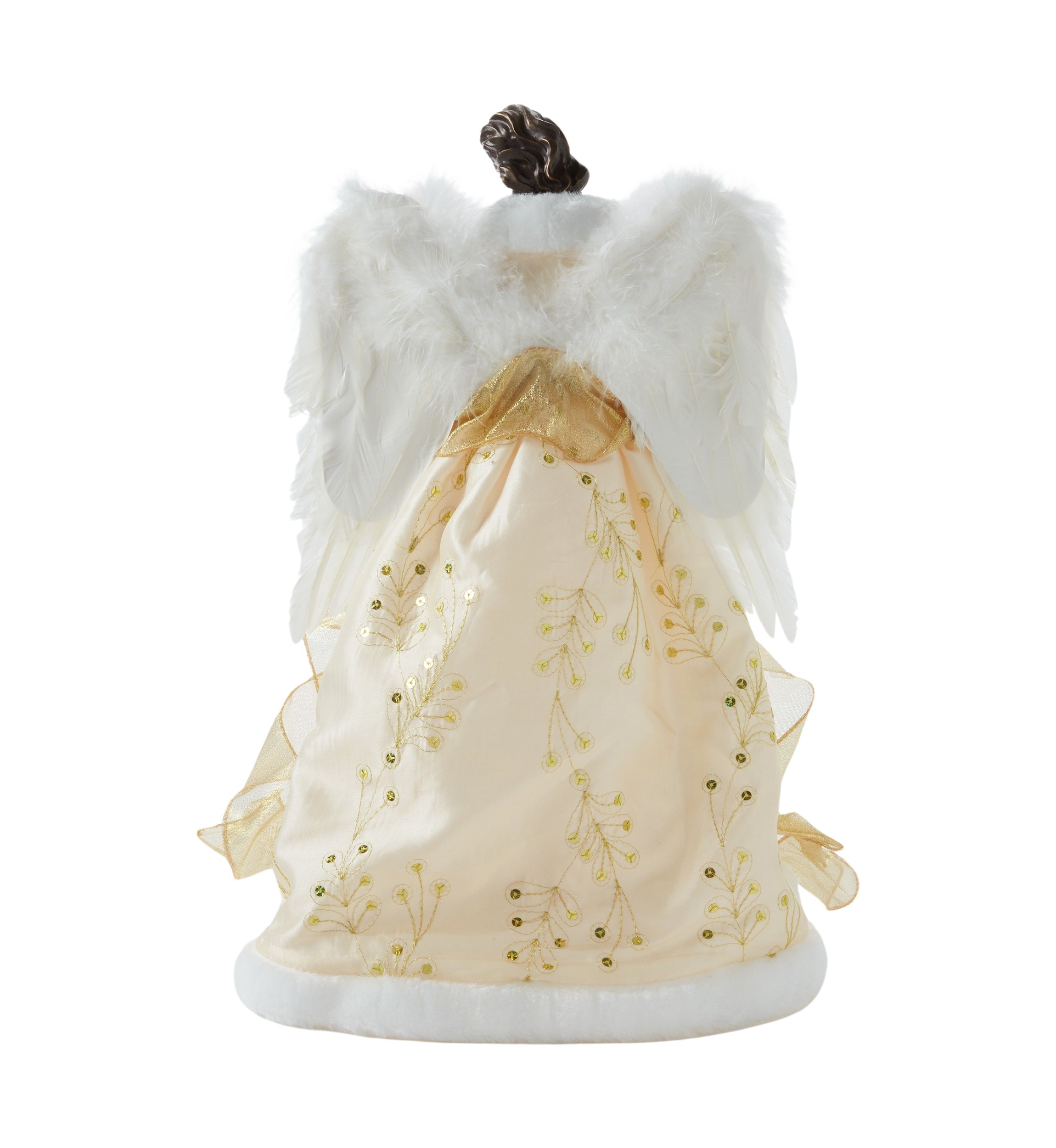 African American Gold Angel Figurine