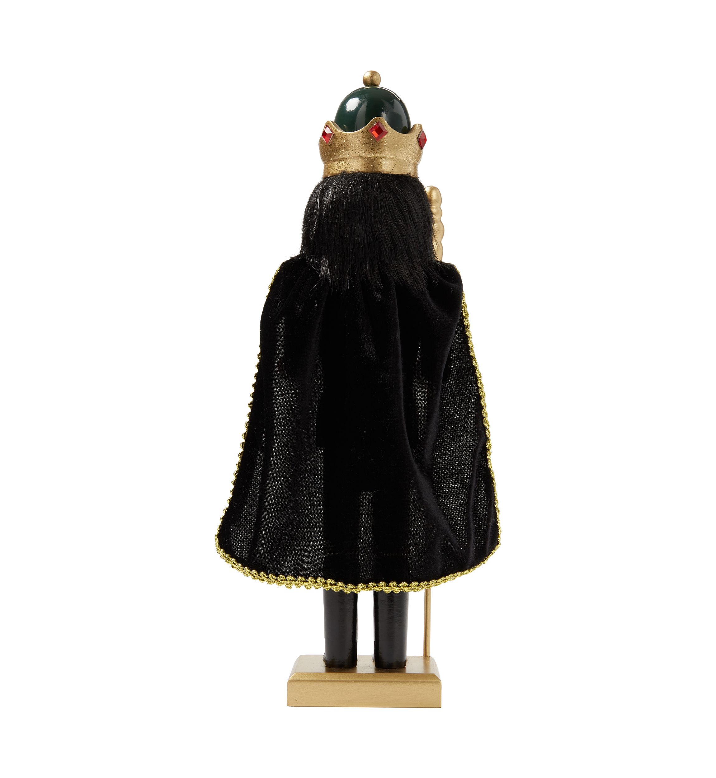 African American Cape Nutcracker Figurine