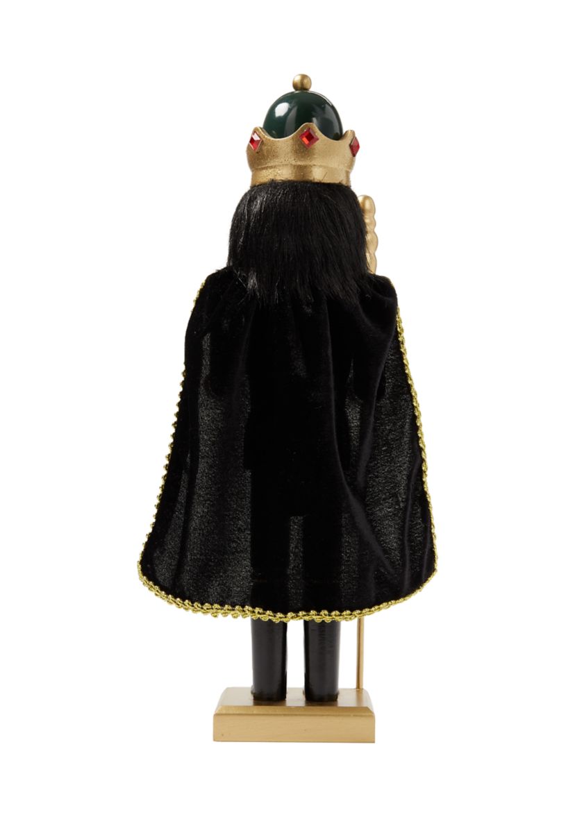 African American Cape Nutcracker Figurine
