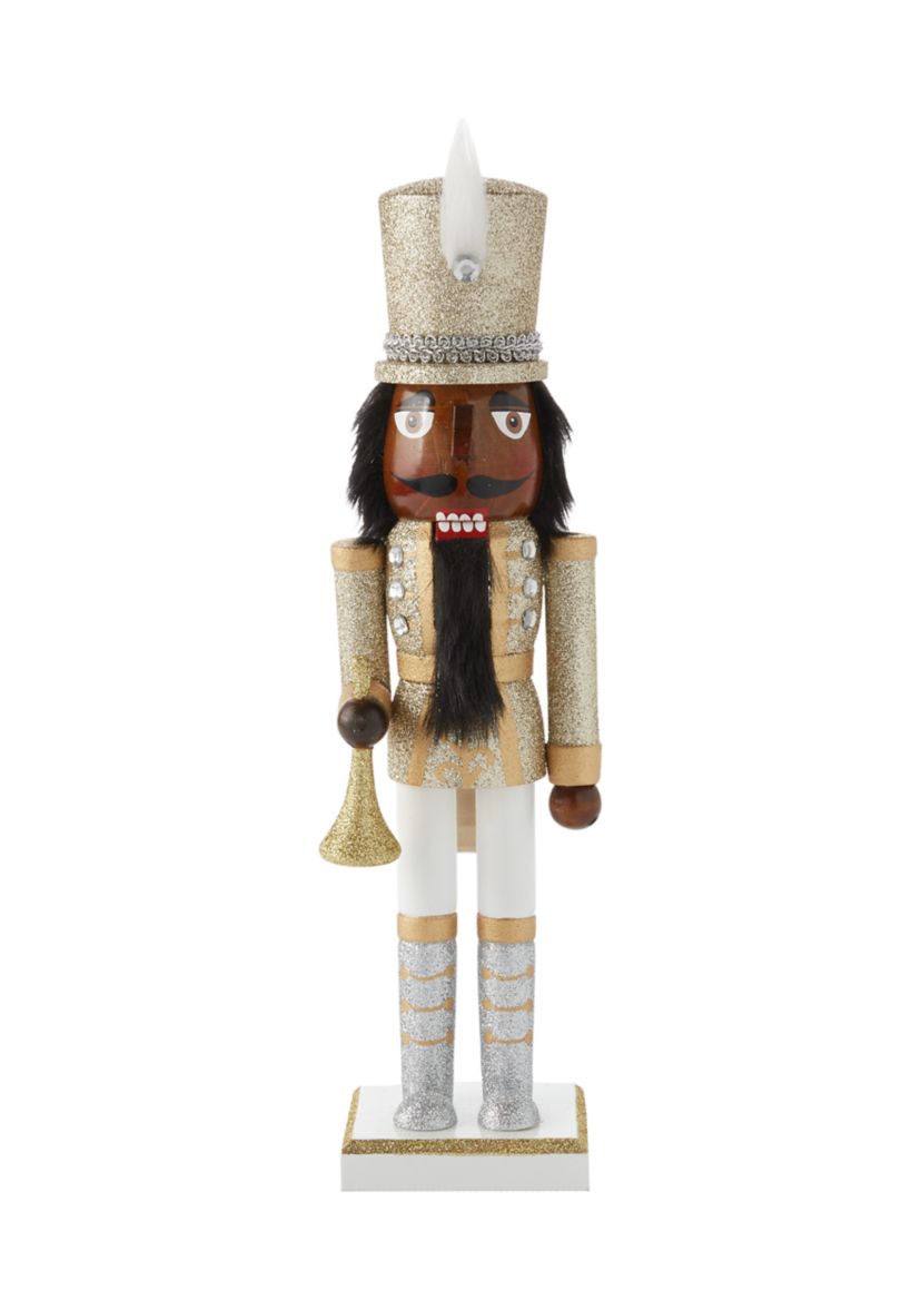 African American Gold Silver Nutcracker