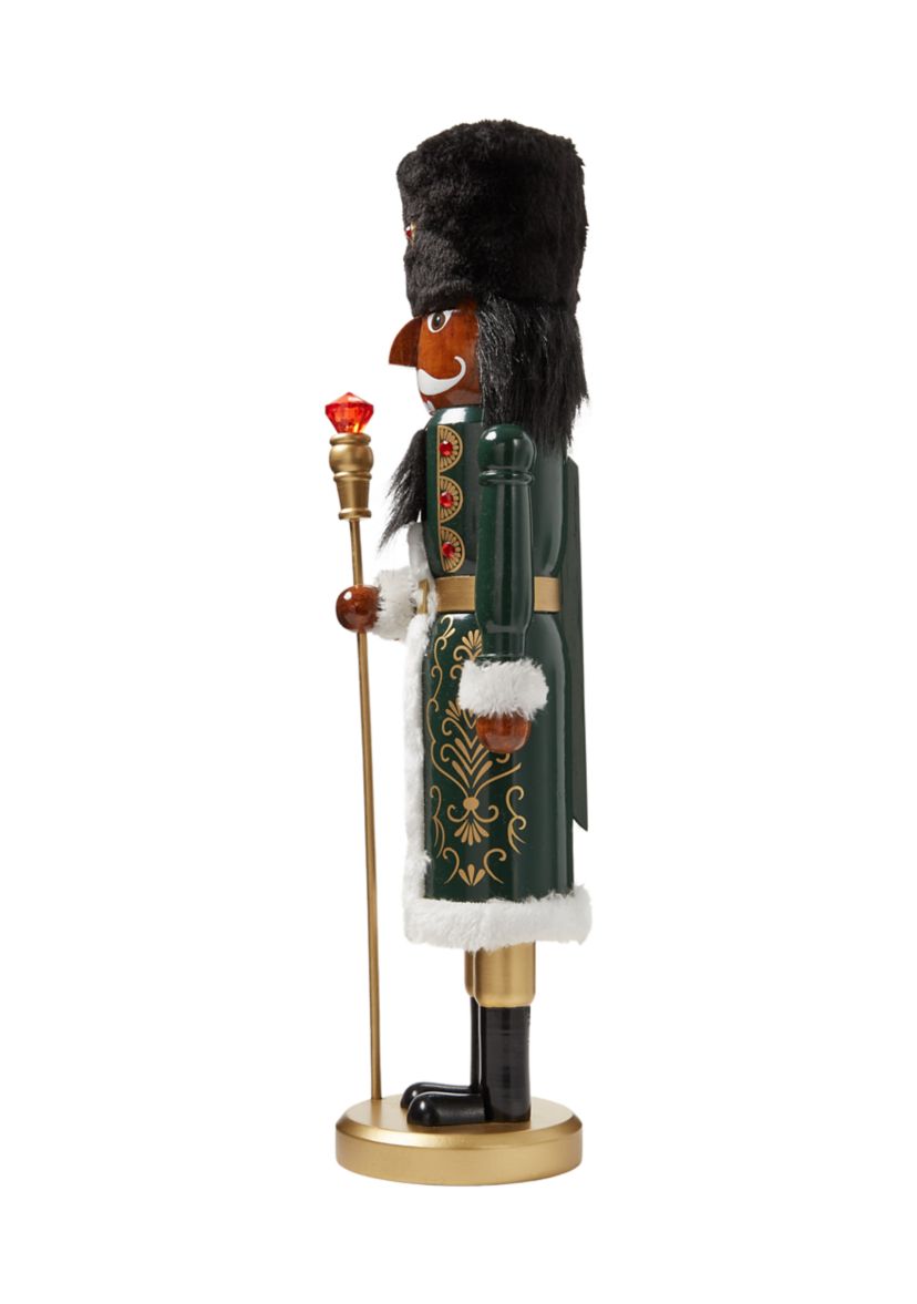 African American Long Coat Nutcracker Figurine