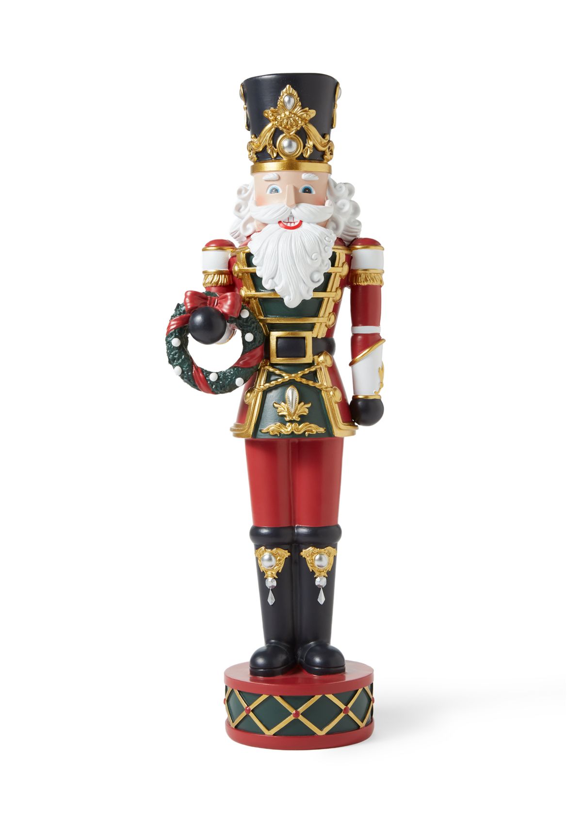 Nutcracker with Wreath Figurine