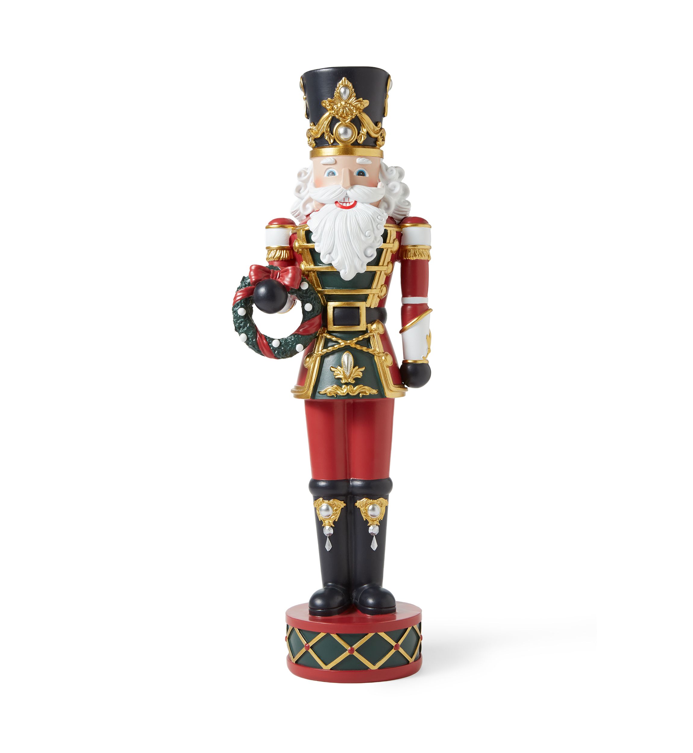 Nutcracker with Wreath Figurine