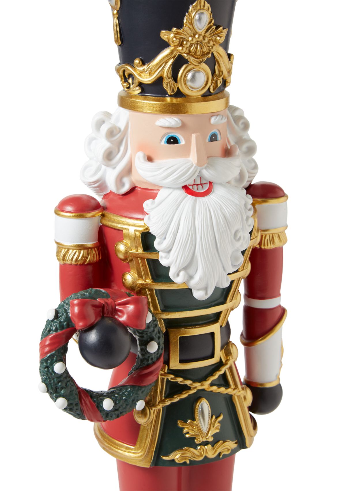 Nutcracker with Wreath Figurine