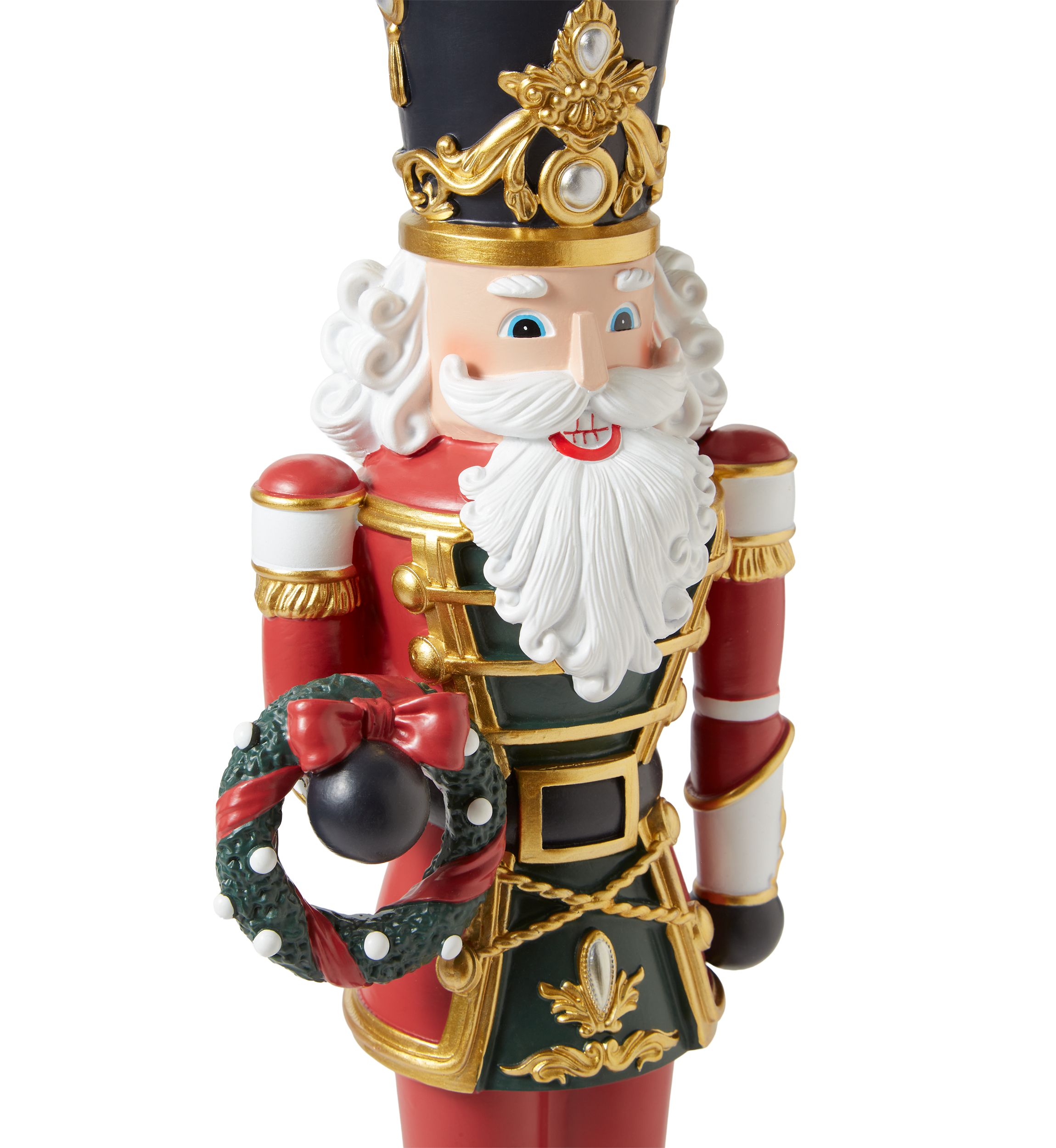 Nutcracker with Wreath Figurine
