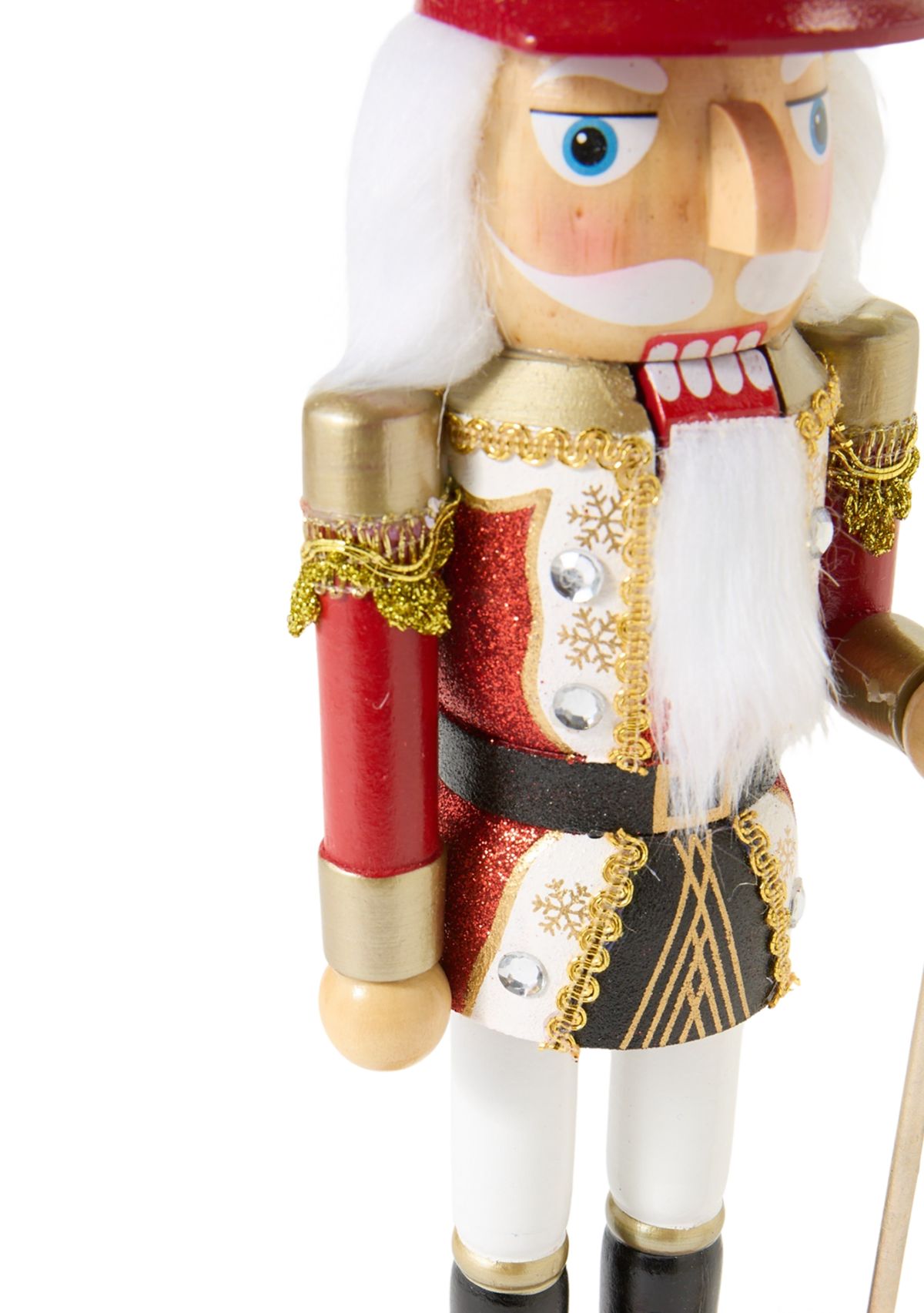 Red and Gold Diamond Nutcracker