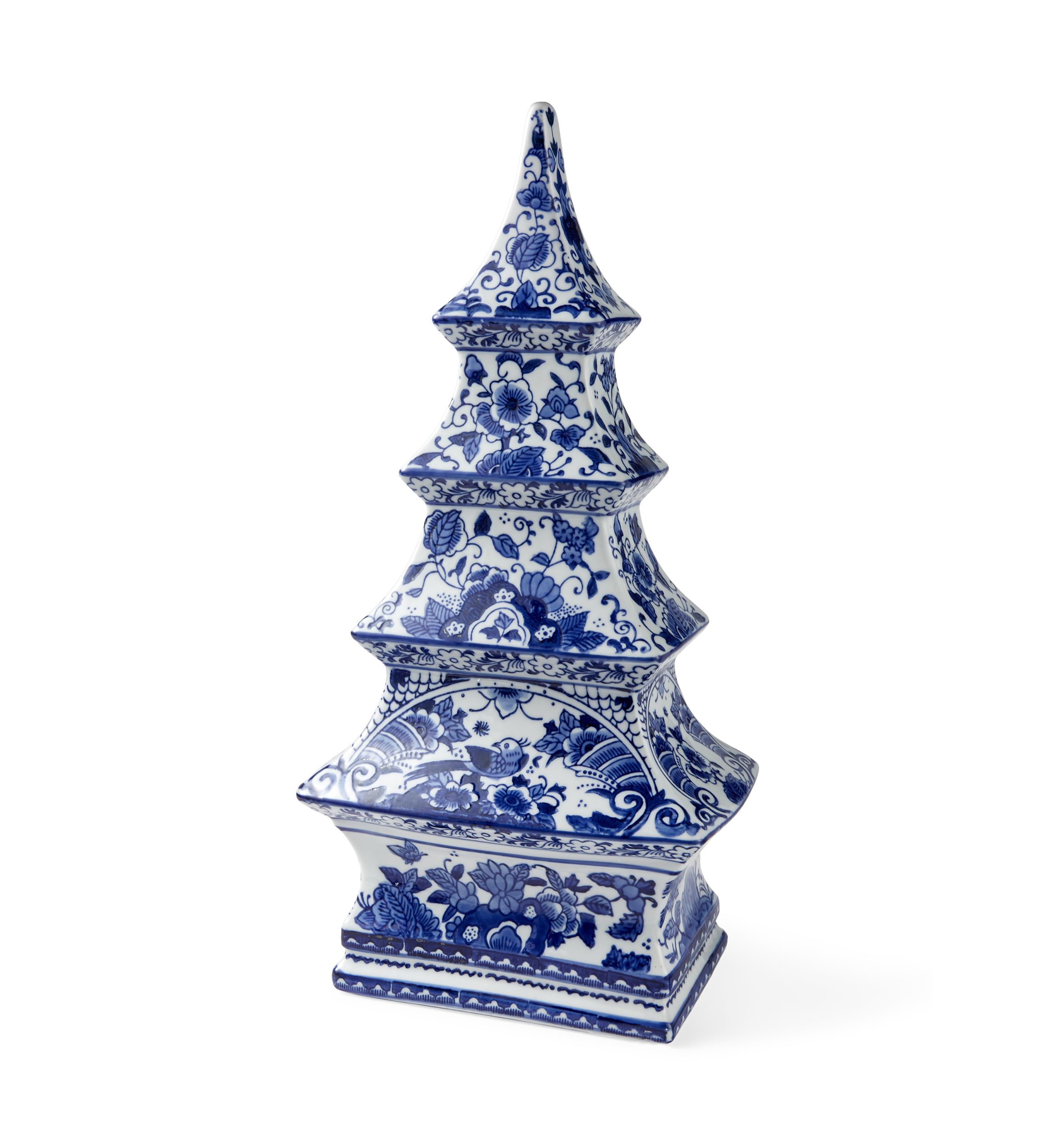Ceramic Chinoiserie Bird Tree