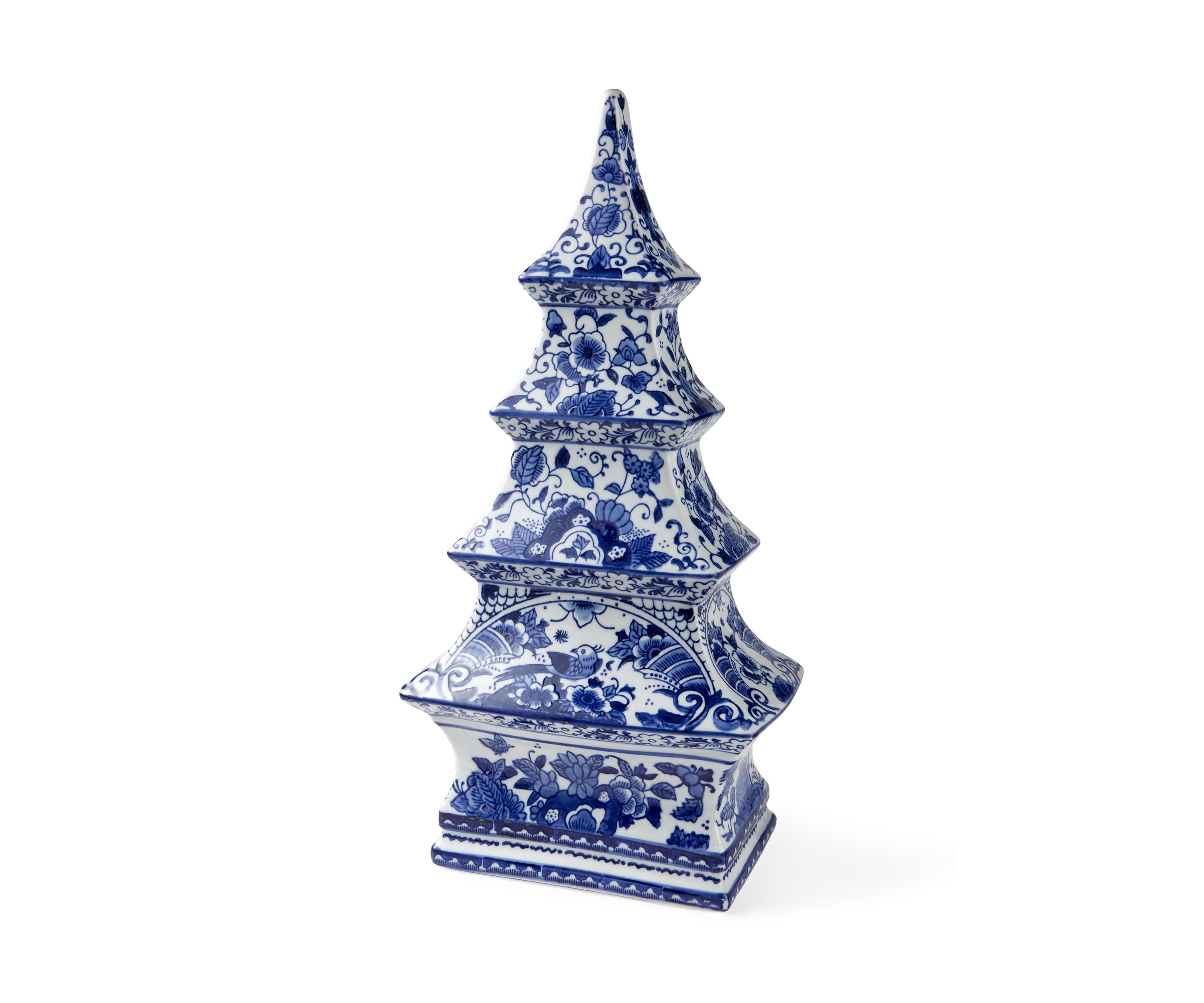 Ceramic Chinoiserie Bird Tree