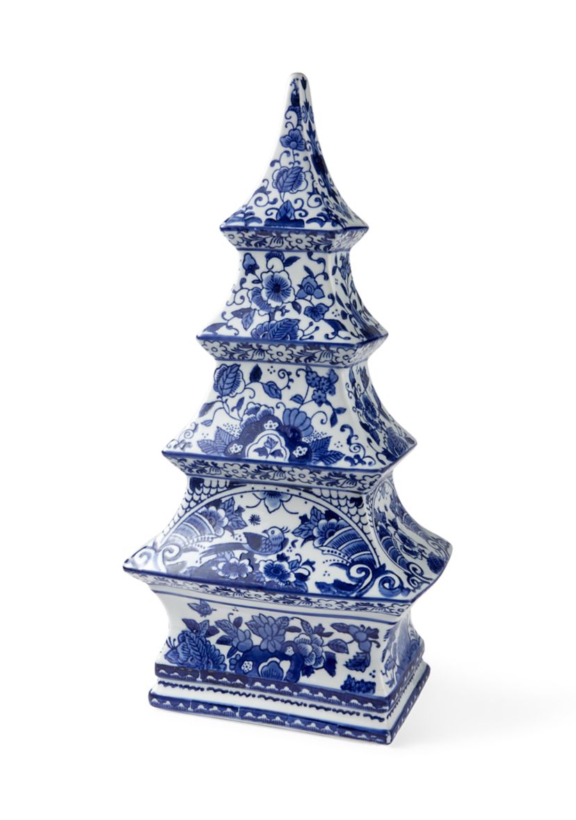 Ceramic Chinoiserie Bird Tree