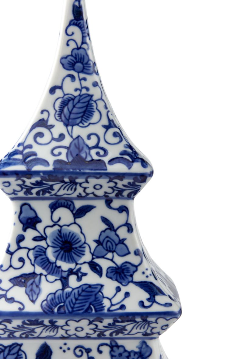 Ceramic Chinoiserie Bird Tree