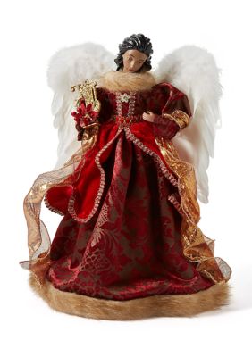 Biltmore African American Red and Gold Angel