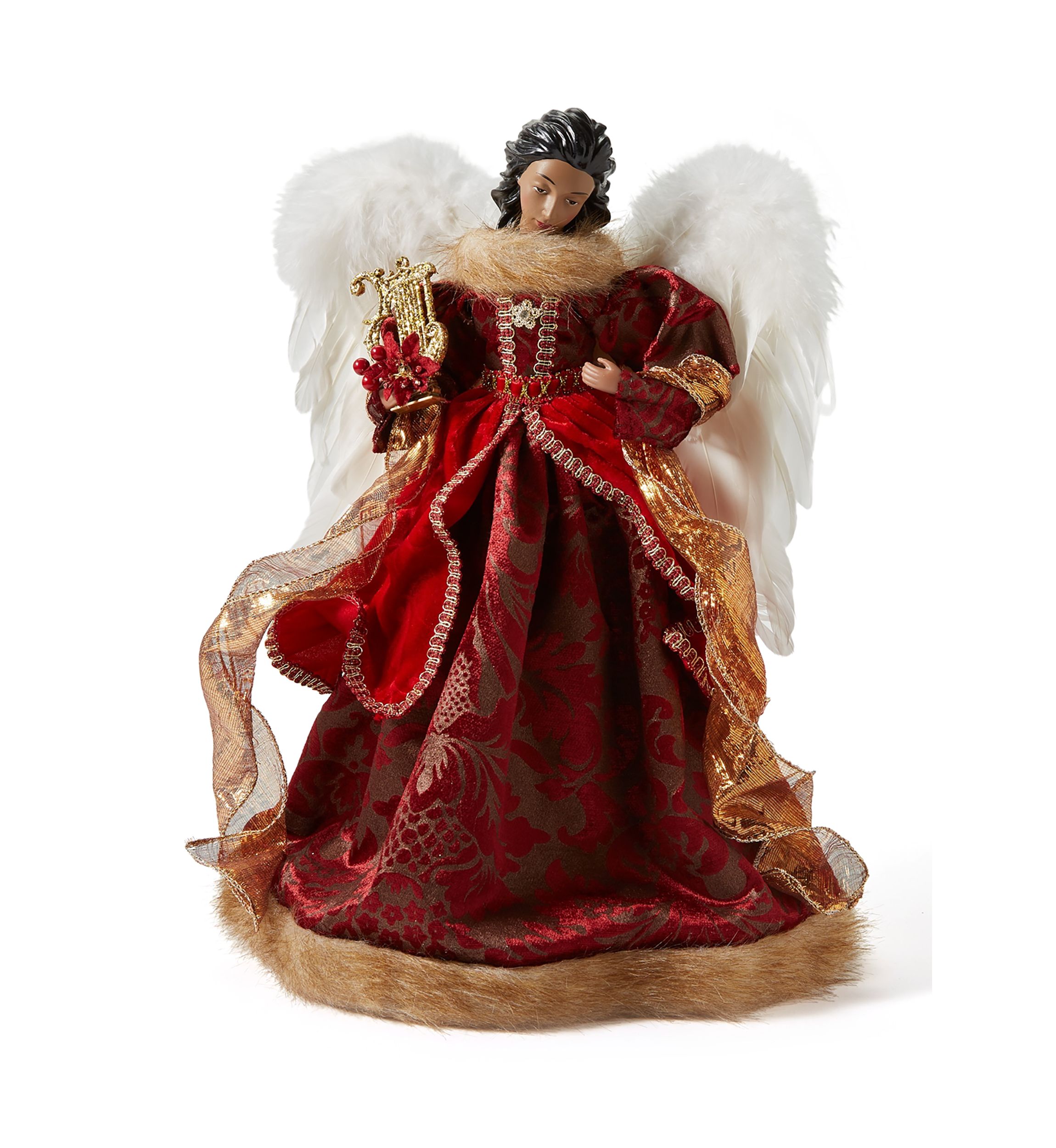 African American Red and Gold Angel 