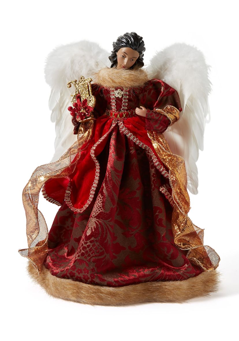 African American Red and Gold Angel 