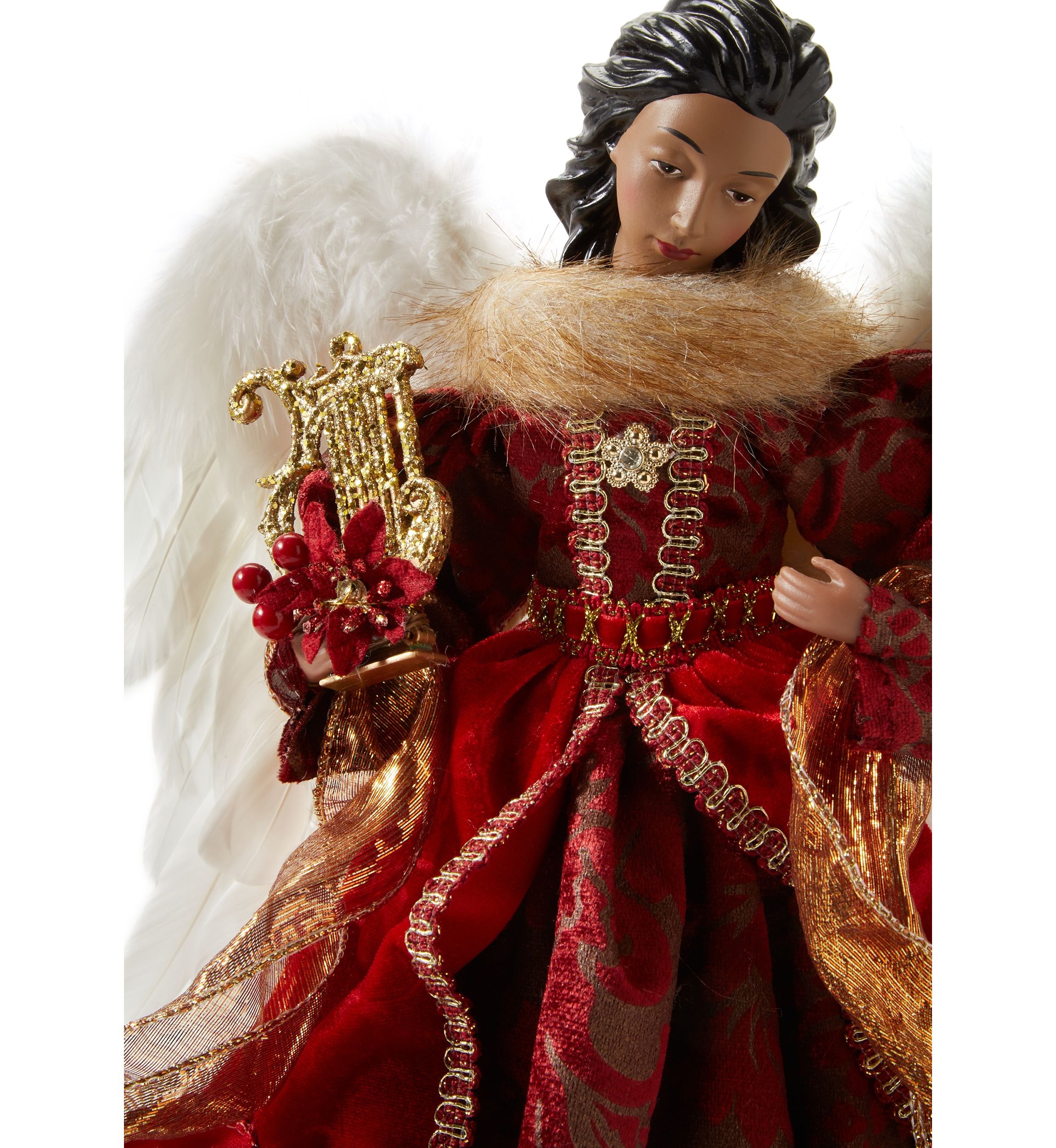 African American Red and Gold Angel 