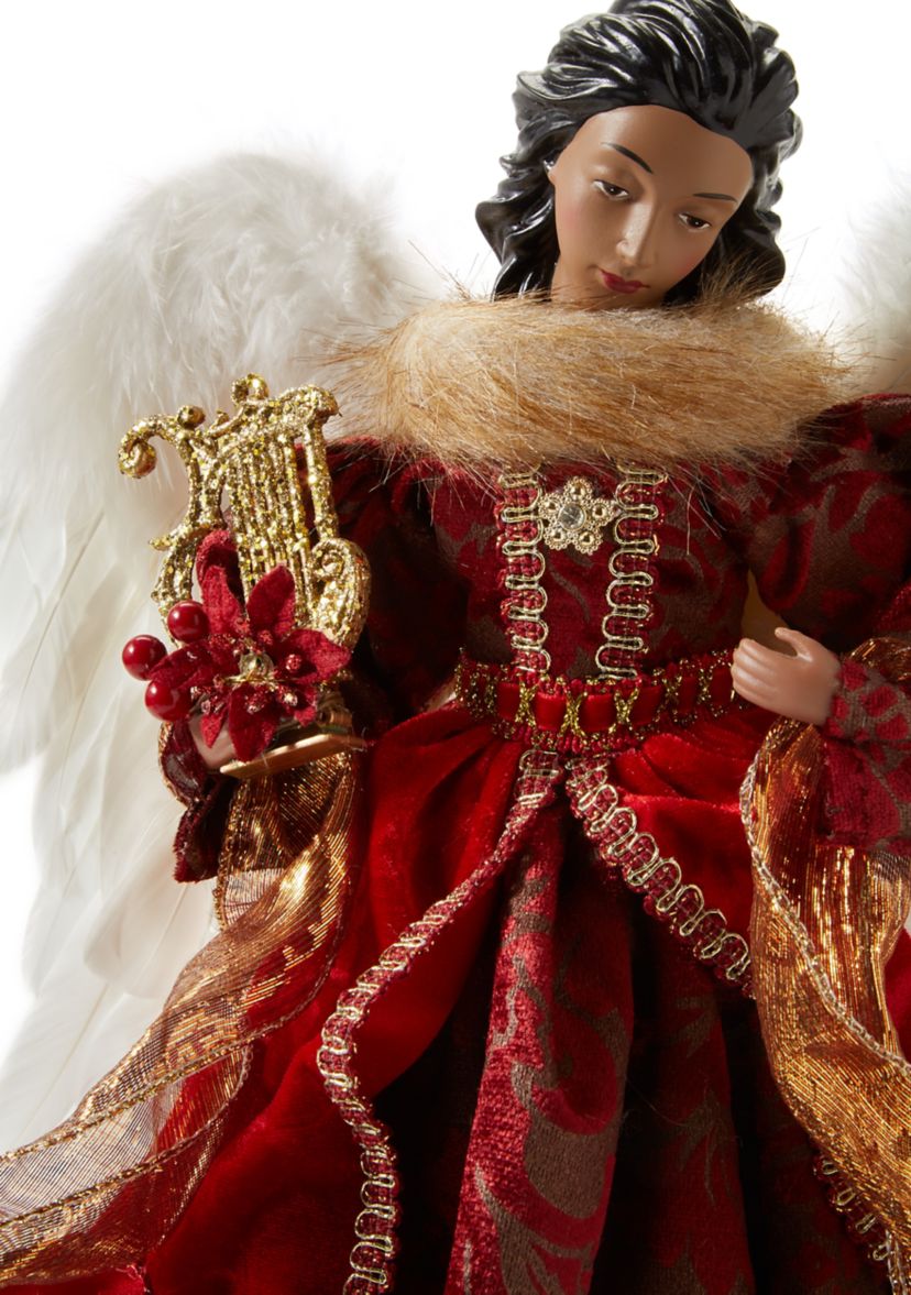 African American Red and Gold Angel 