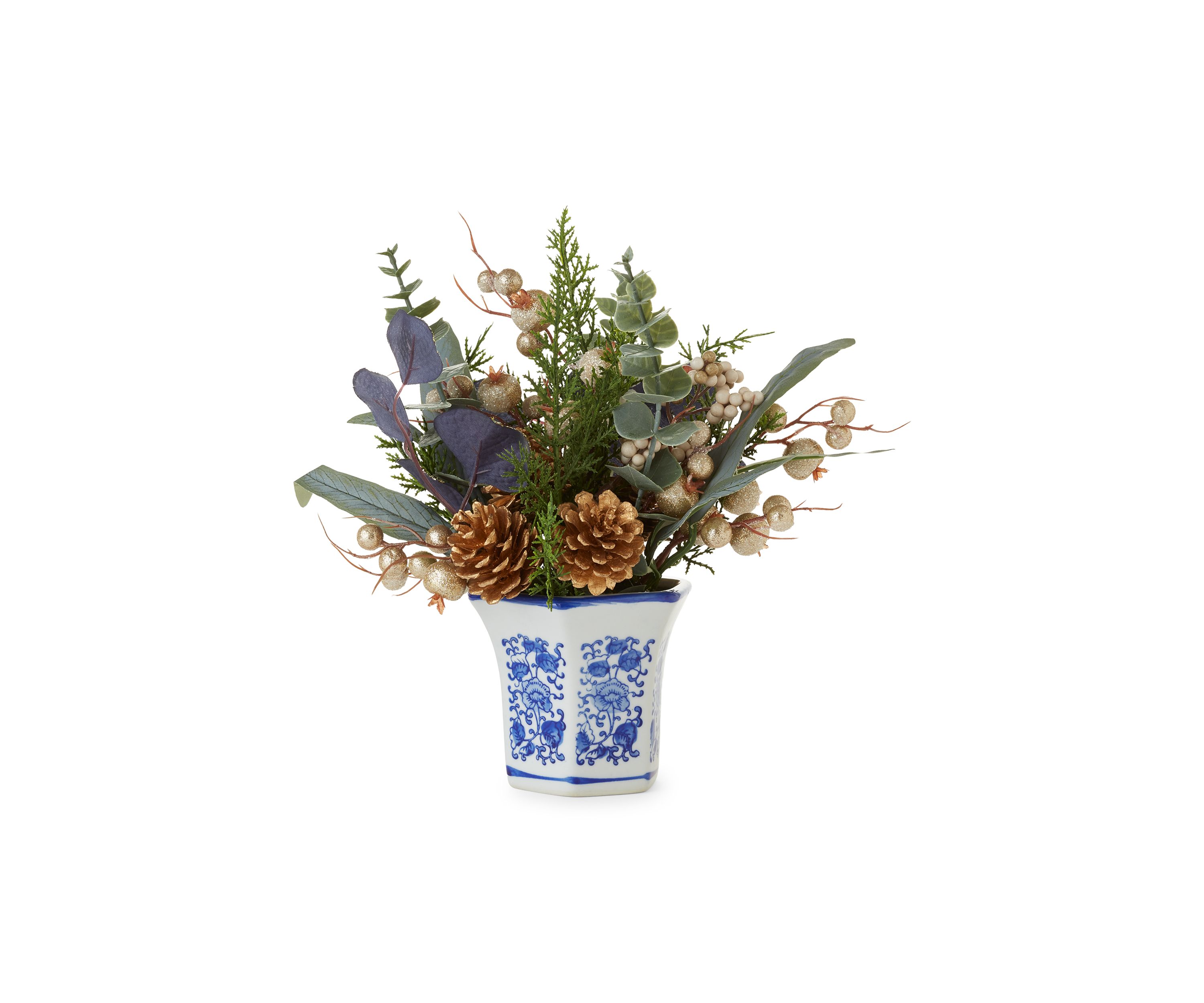 Eucalyptus and Gold Chinoiserie Sitabout