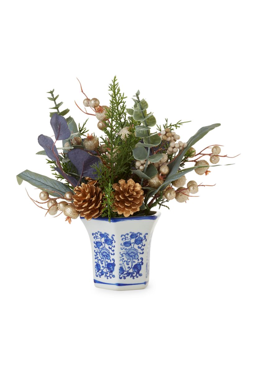 Eucalyptus and Gold Chinoiserie Sitabout