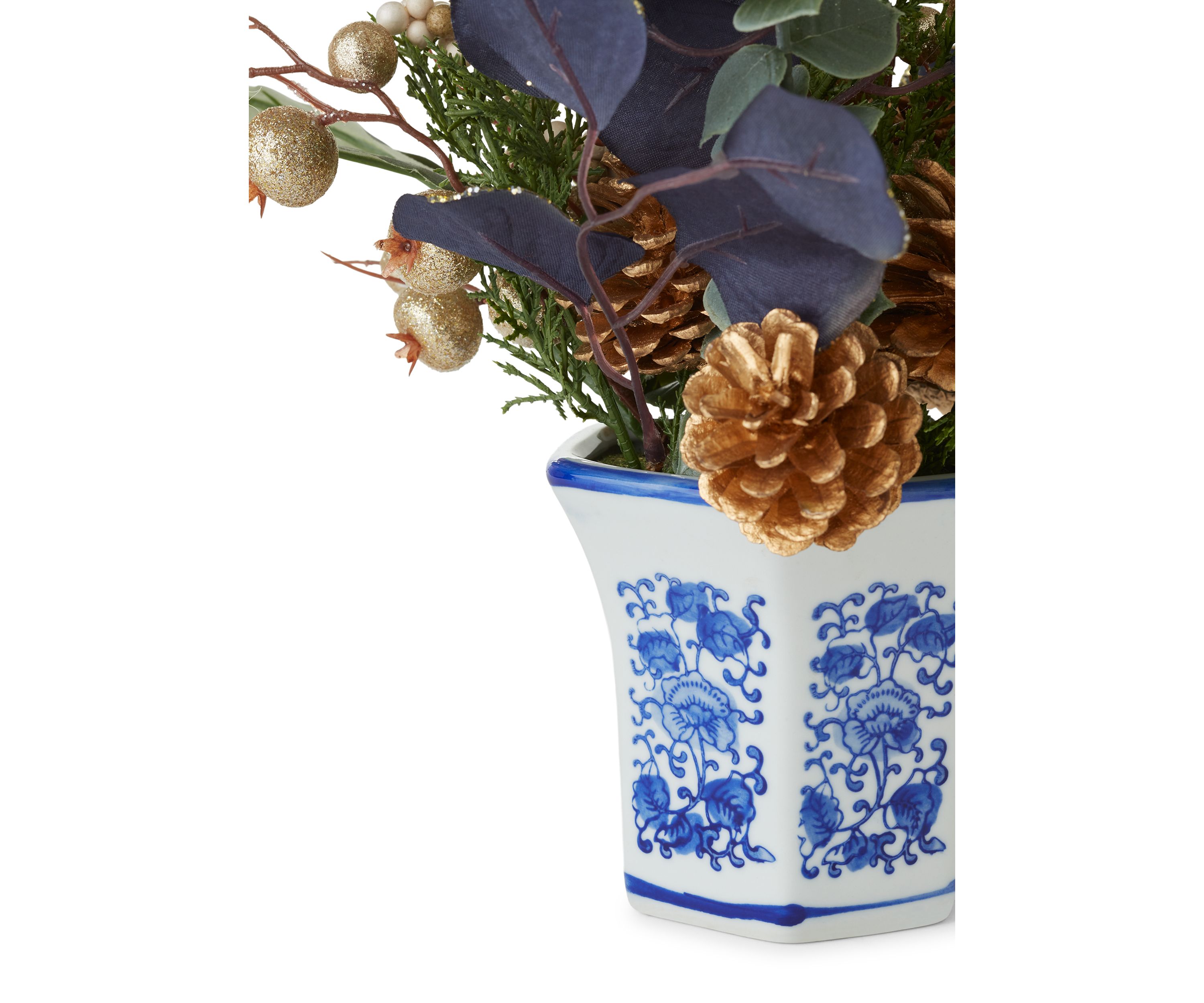 Eucalyptus and Gold Chinoiserie Sitabout