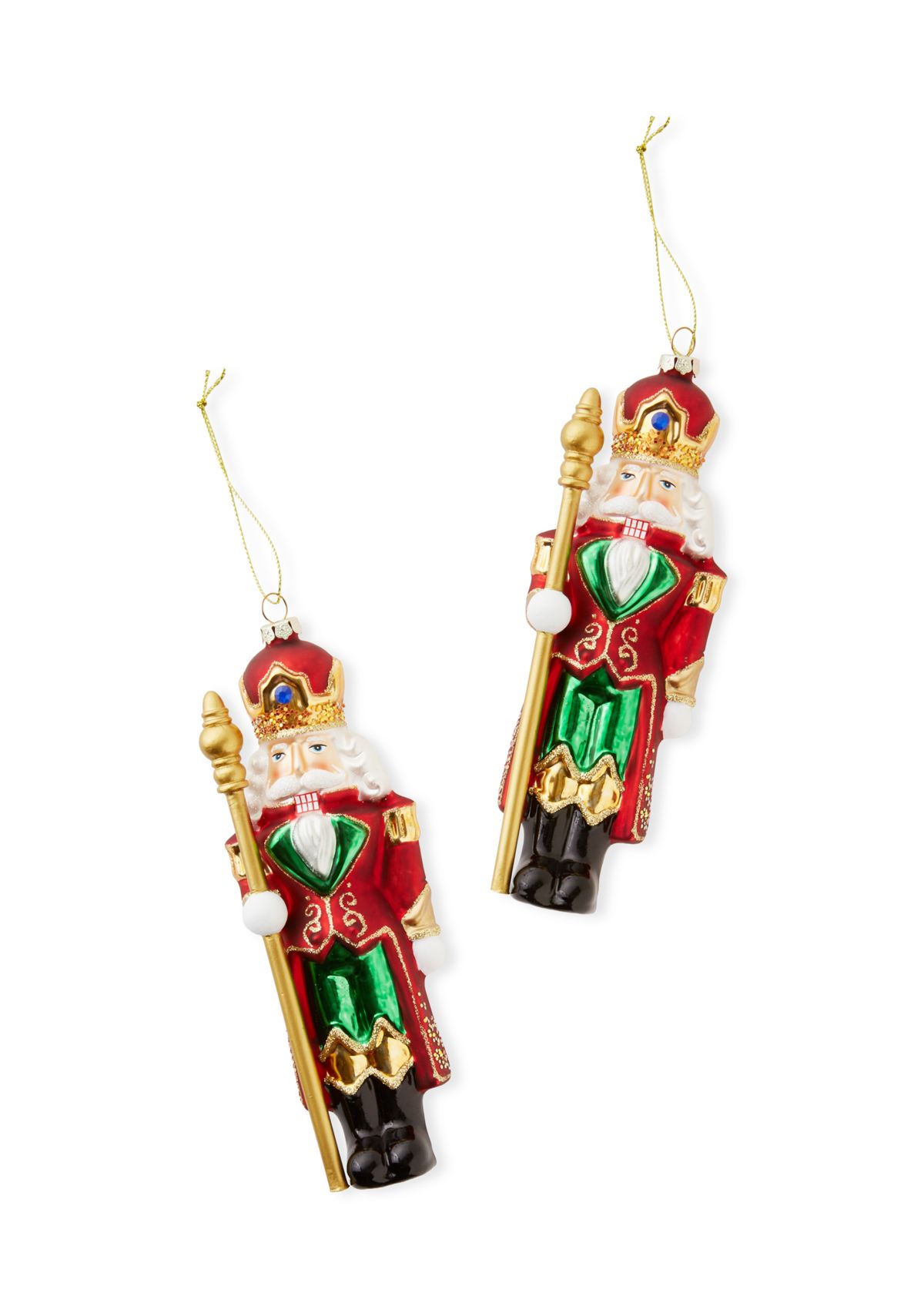 Set of 2 Nutcracker Ornaments