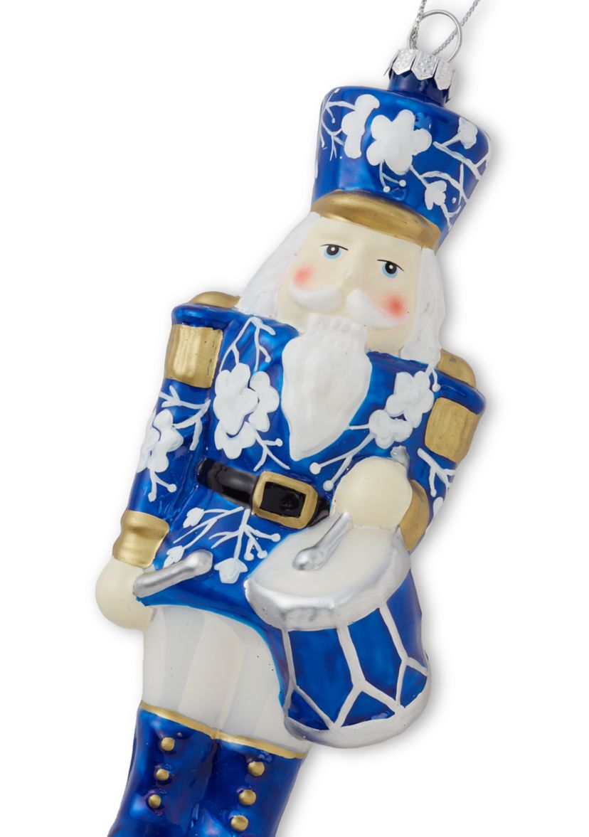 Set of 2 Blue Nutcracker Ornaments