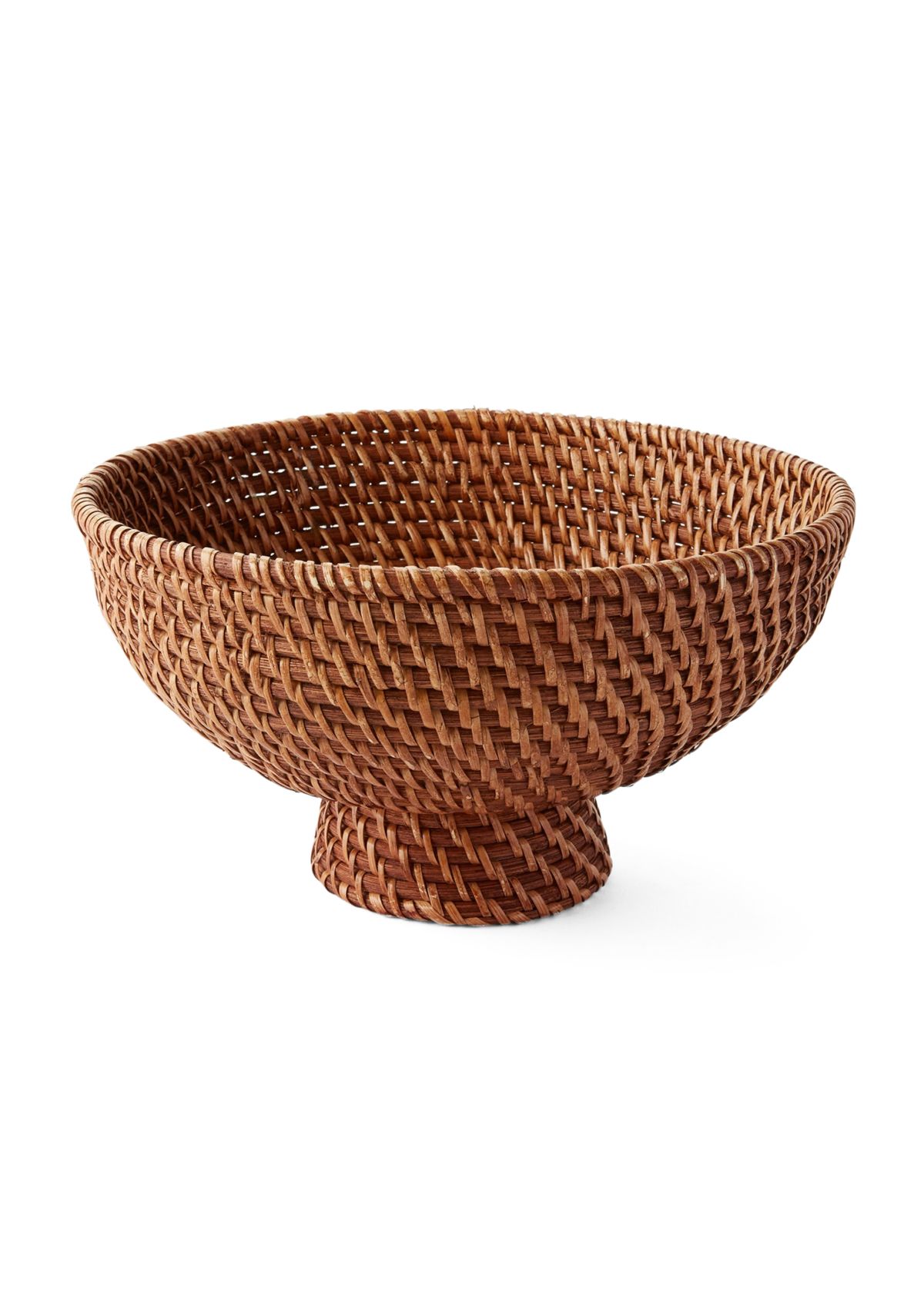 Large Rattan Decorative Bowl