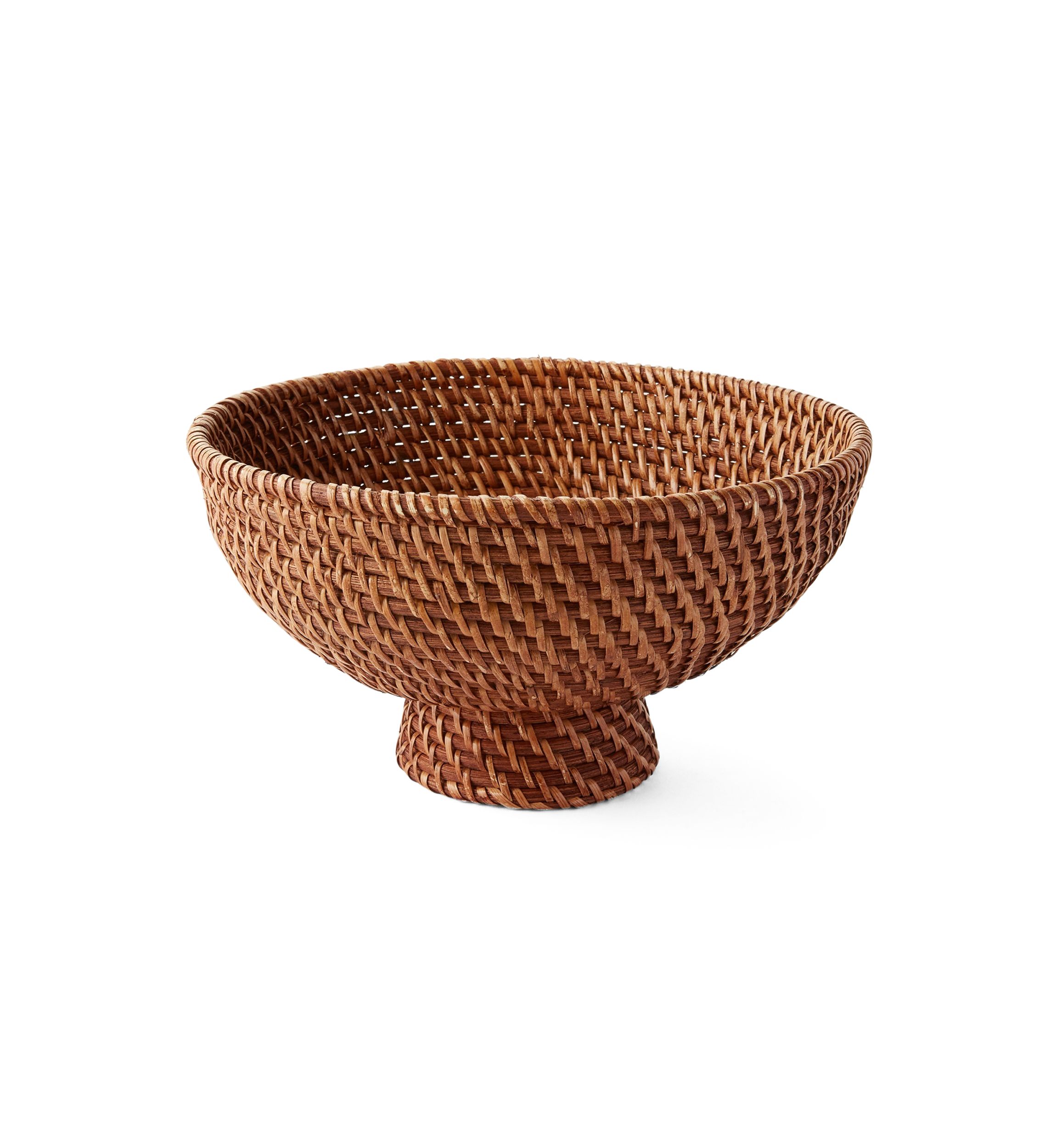 Large Rattan Decorative Bowl