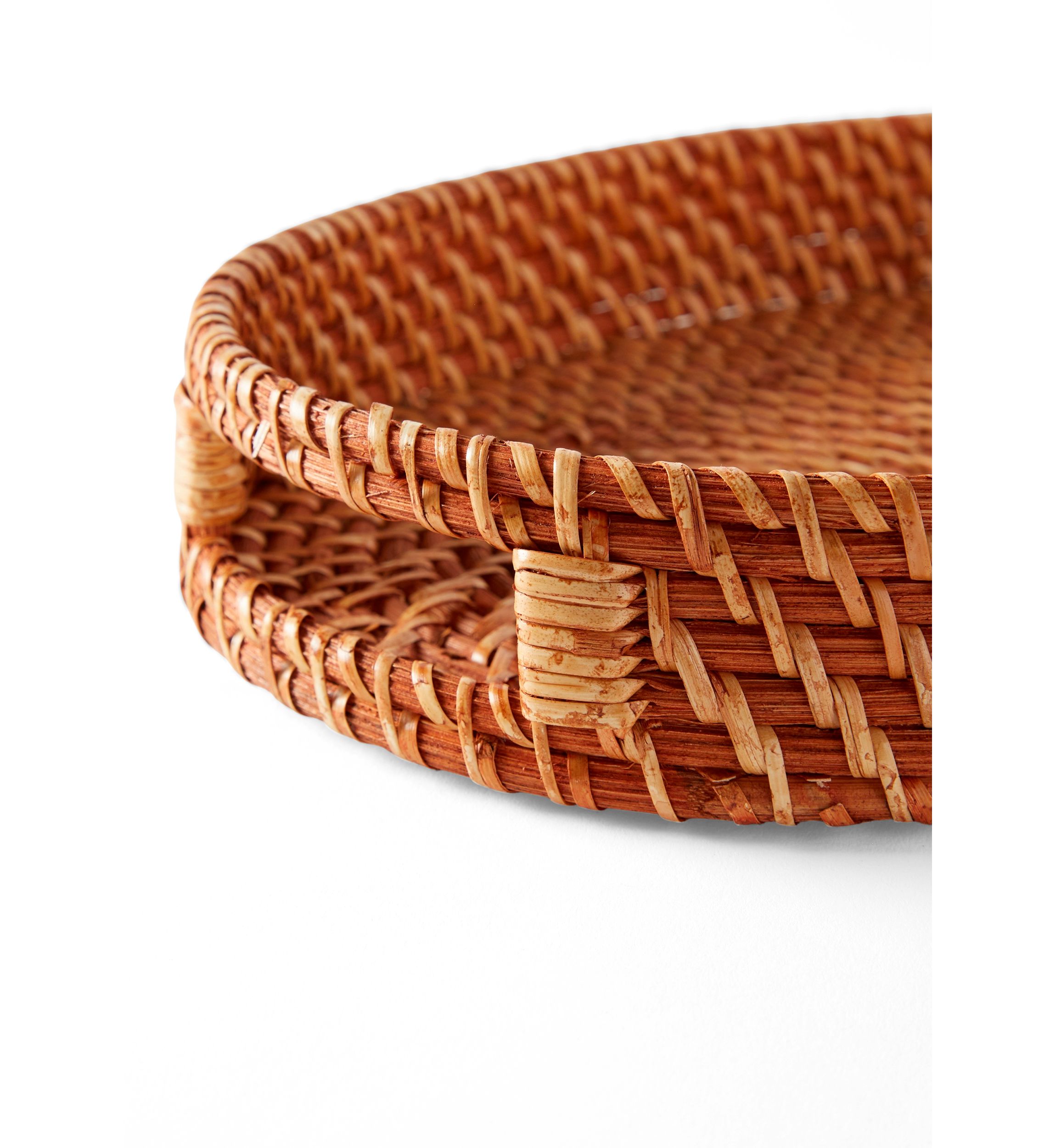 Round Woven Tray