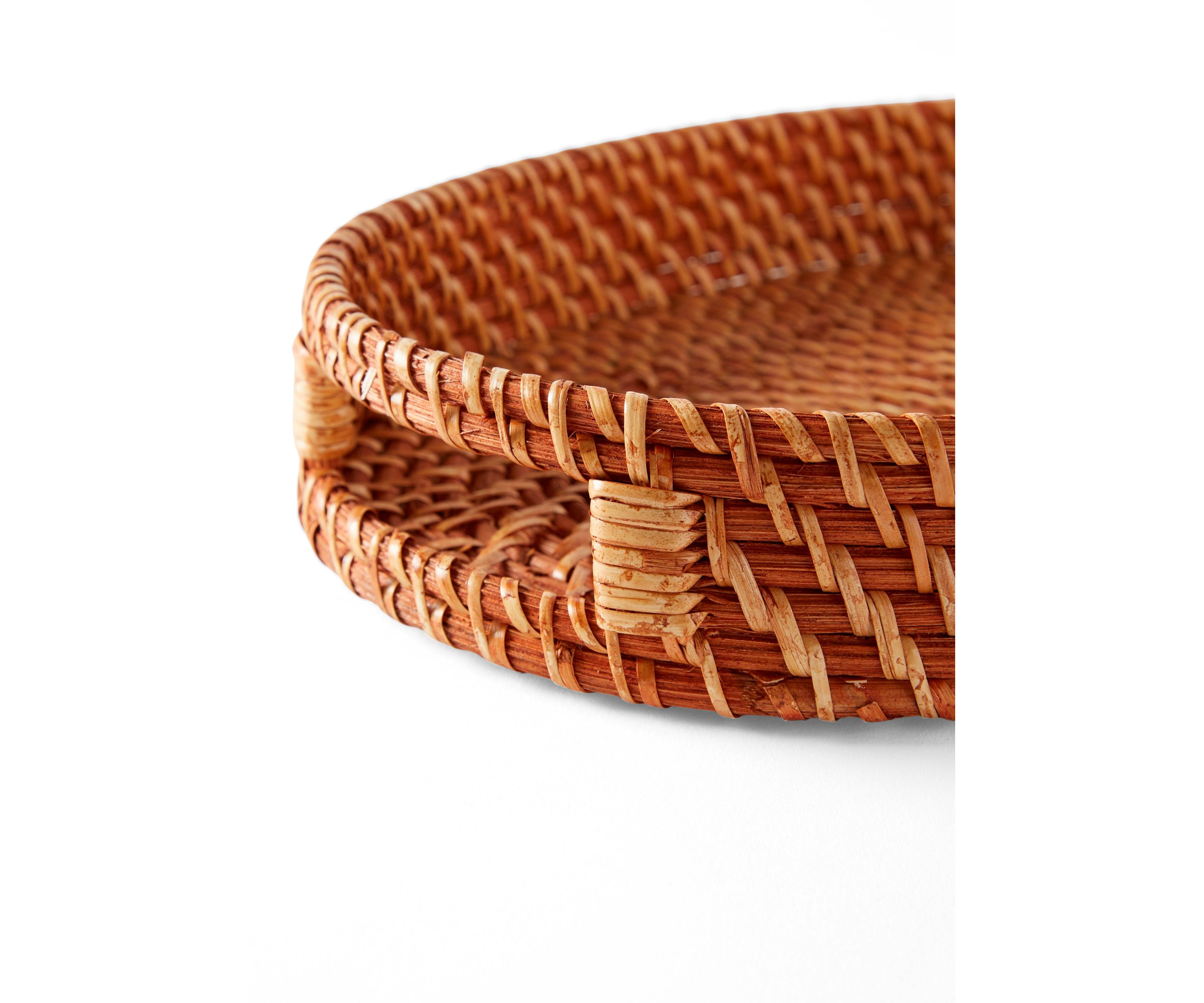 Round Woven Tray