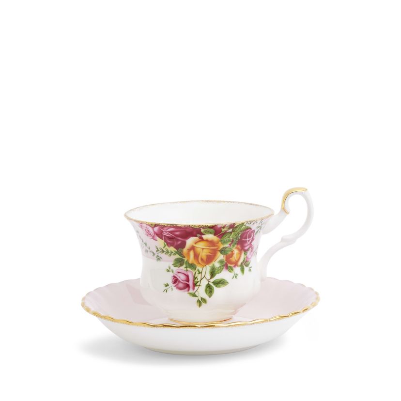 Old Country Roses Teacup, Saucer & Plate, 3 Piece Set