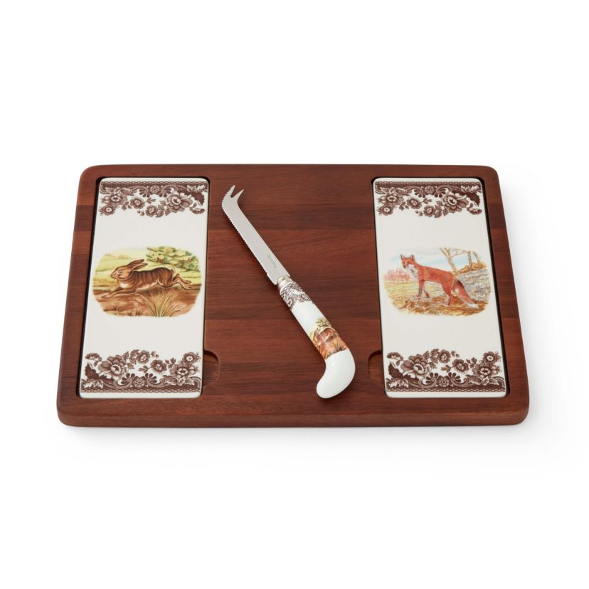Woodland Cheese Board & Knife