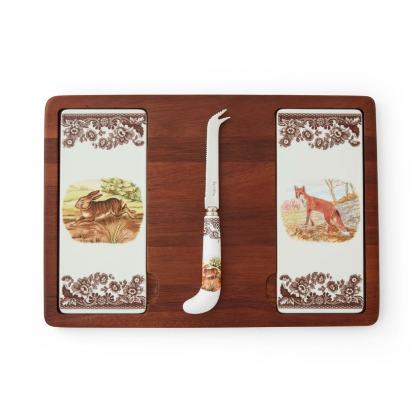 Woodland Cheese Board & Knife