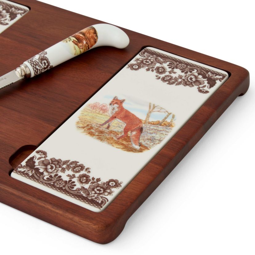 Woodland Cheese Board & Knife