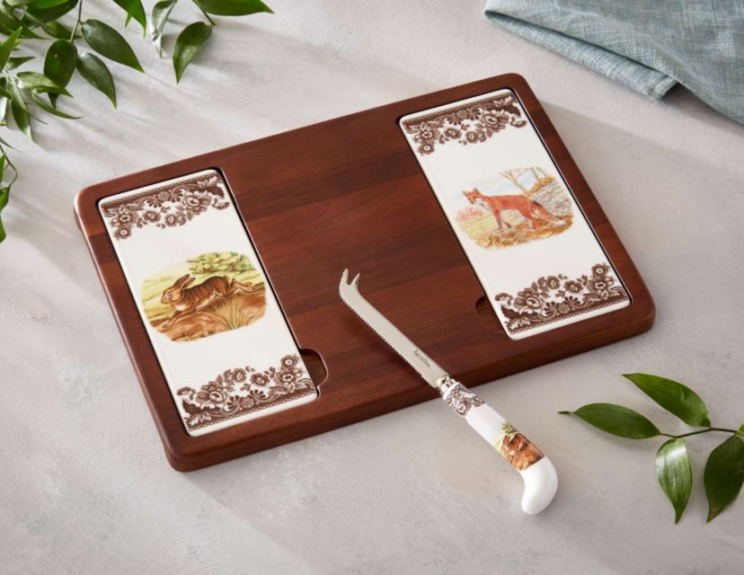 Woodland Cheese Board & Knife