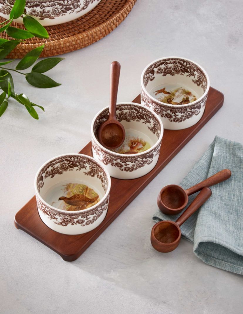 Woodland 7Pc Condiment Set