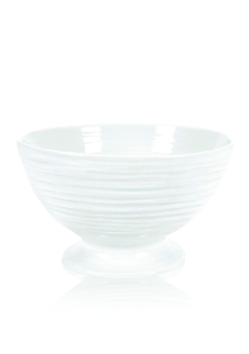 White Footed Bowl