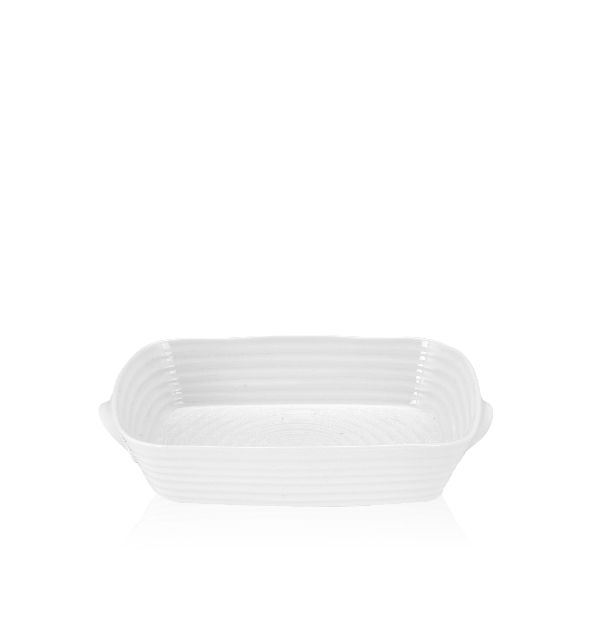 Sophie Conran White Small Handled Rectangular Roasting Dish 10.75-in.