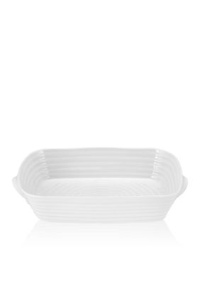 Sophie Conran White Medium Handled Rectngular Roasting Dish 13-in. x 9.75-in.