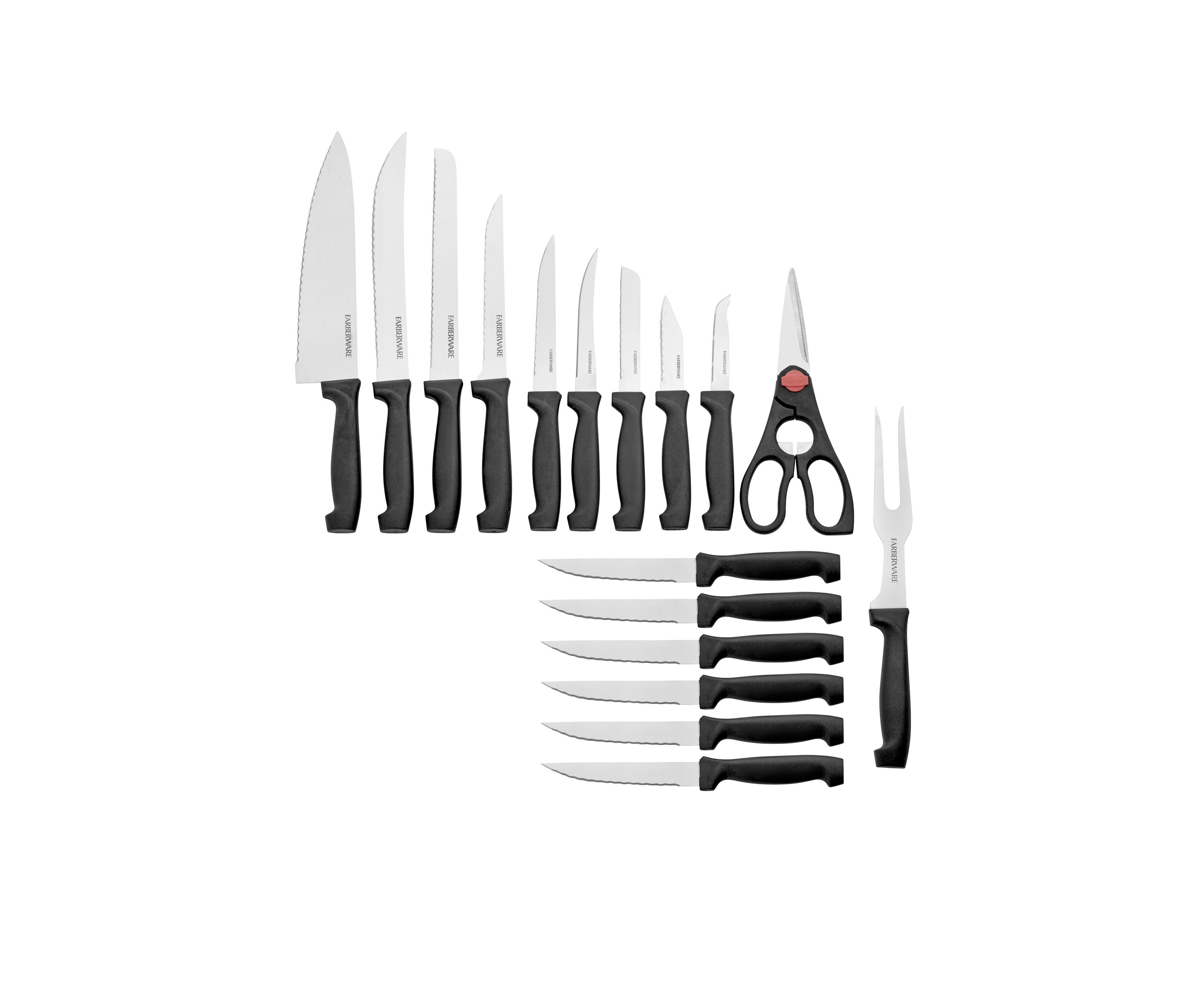 18-Piece Never Needs Sharpening Cutlery Block Set