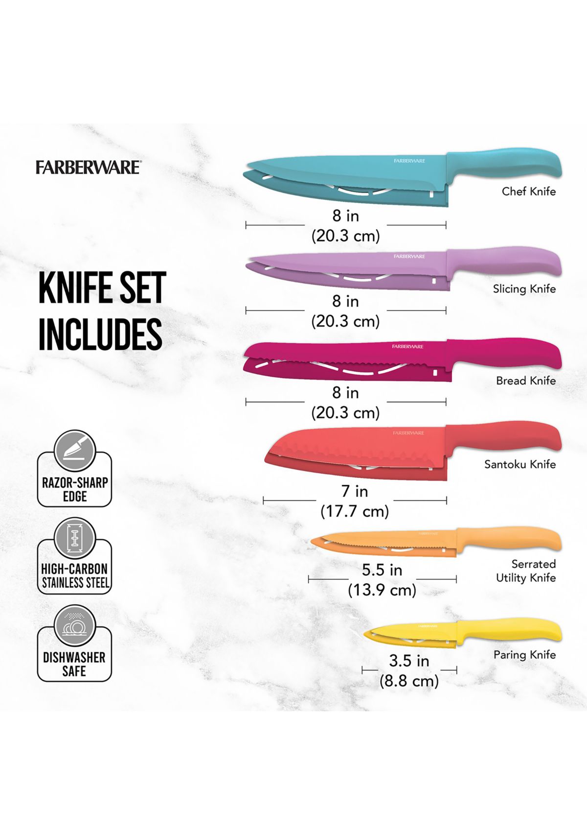 Resin 12 Piece Cutlery Set