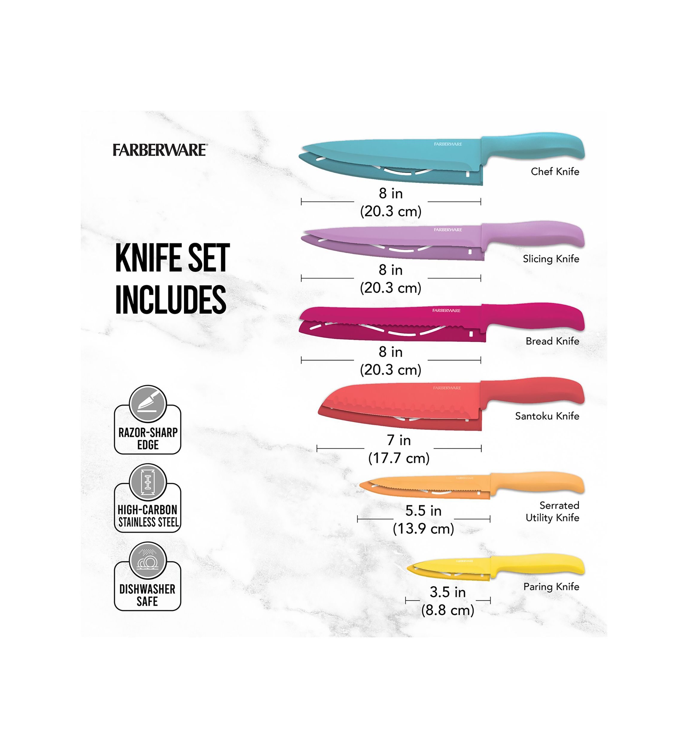 Resin 12 Piece Cutlery Set