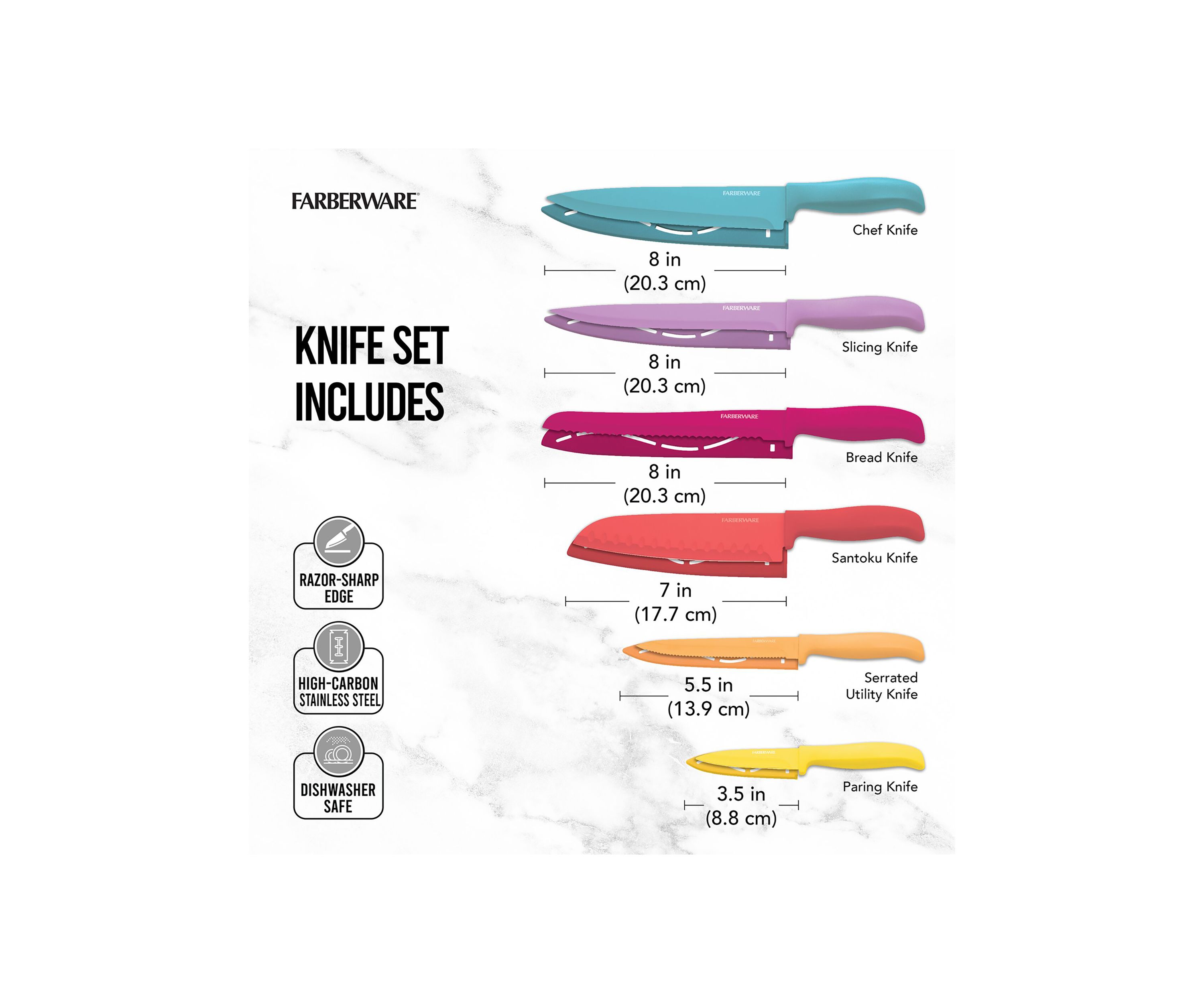Resin 12 Piece Cutlery Set